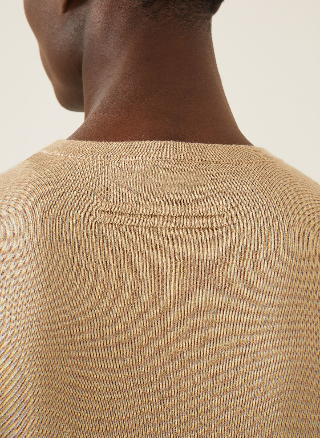 ZEGNA Kasjmier trui met zijde: BEIGE