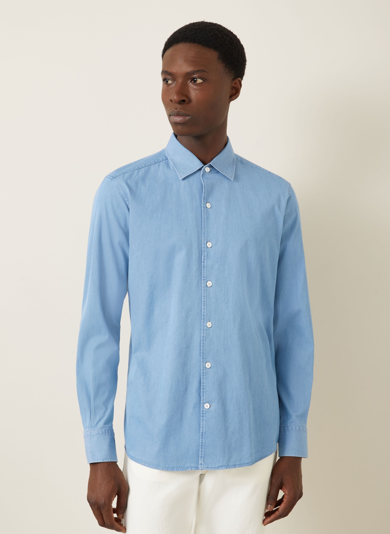 ZEGNA Jeanshemd Regular Fit: BLAU