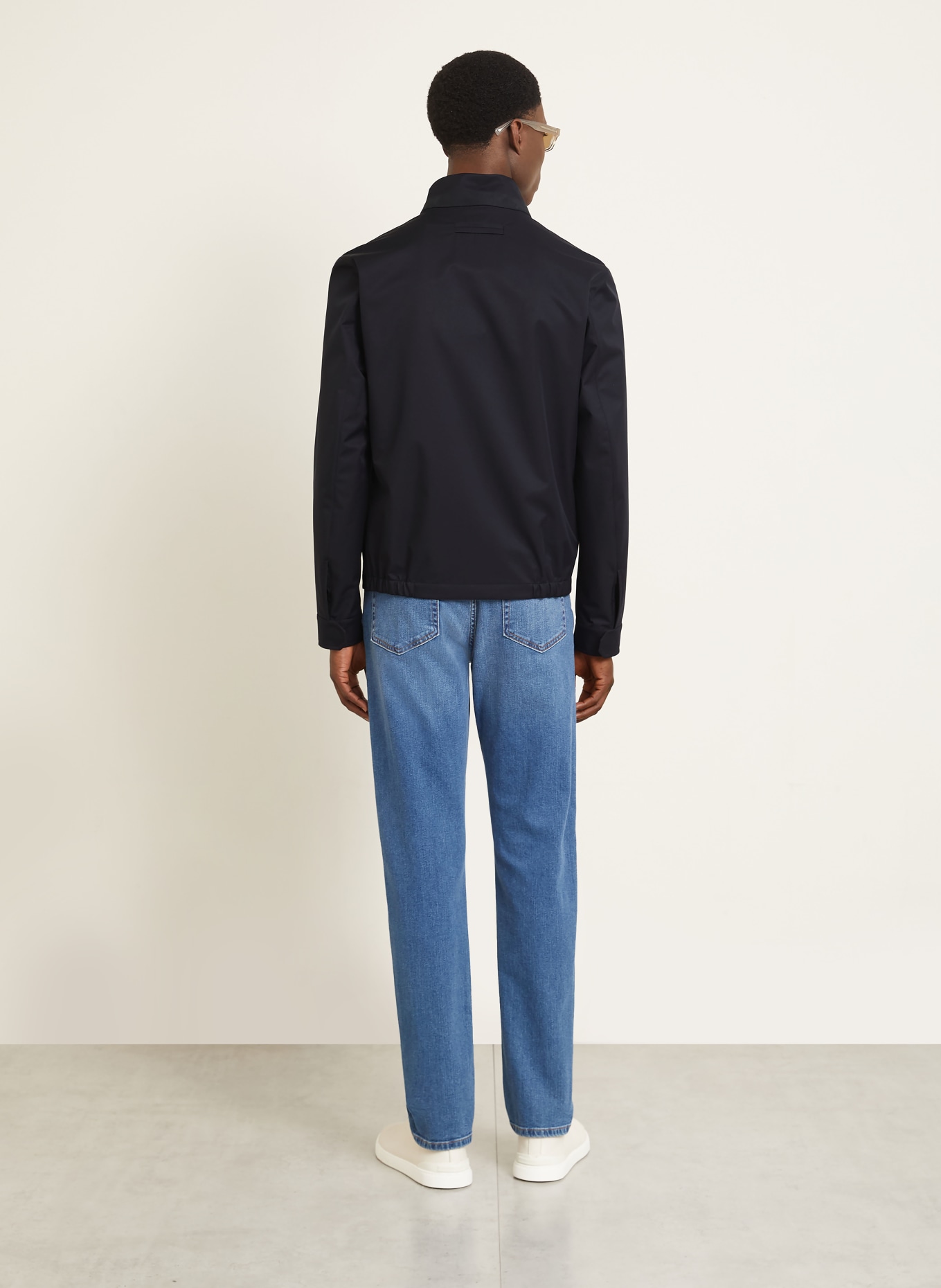 ZEGNA blouson: DARK BLUE