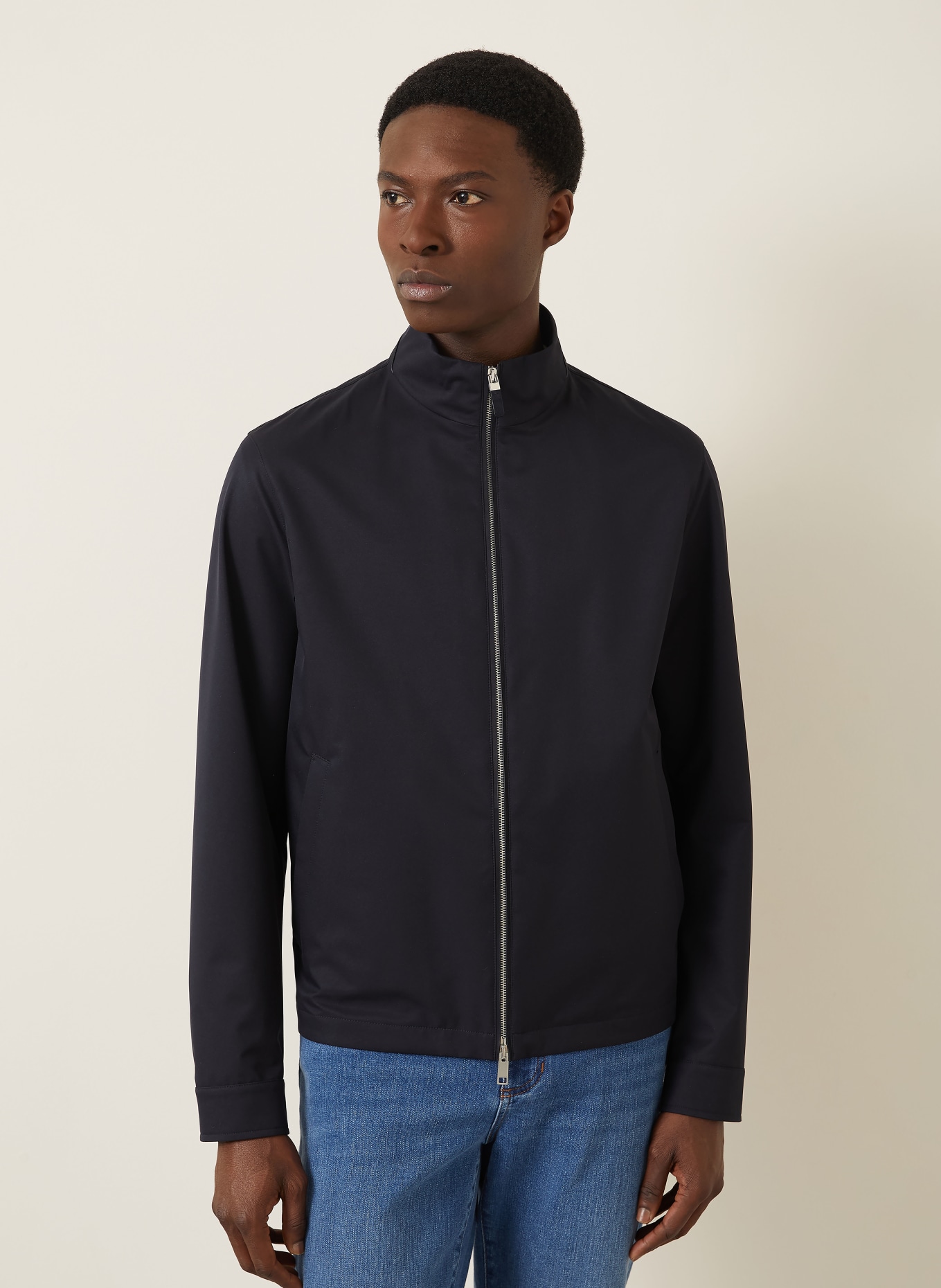 ZEGNA blouson: DARK BLUE
