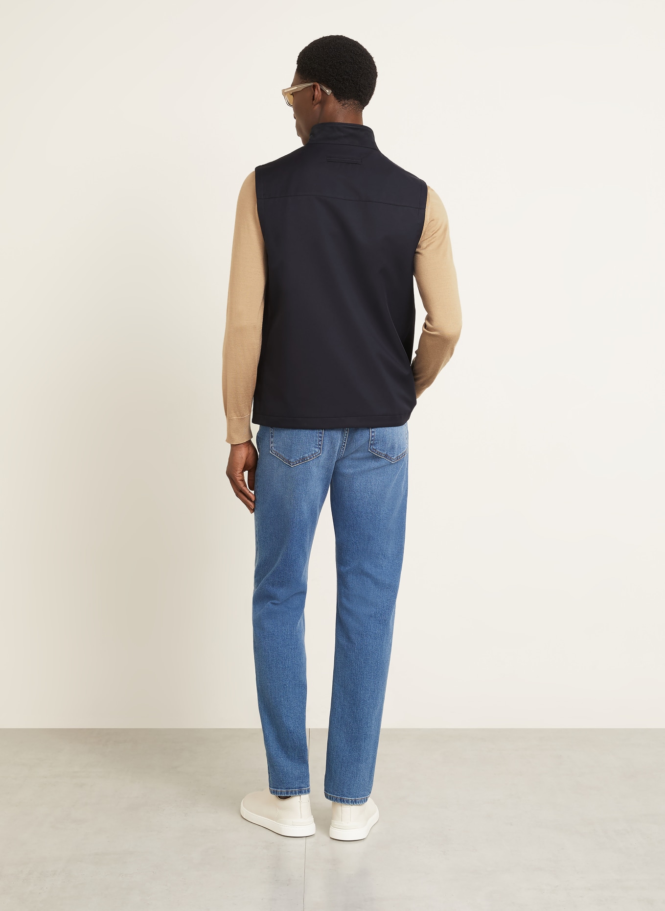 ZEGNA vest: DARK BLUE