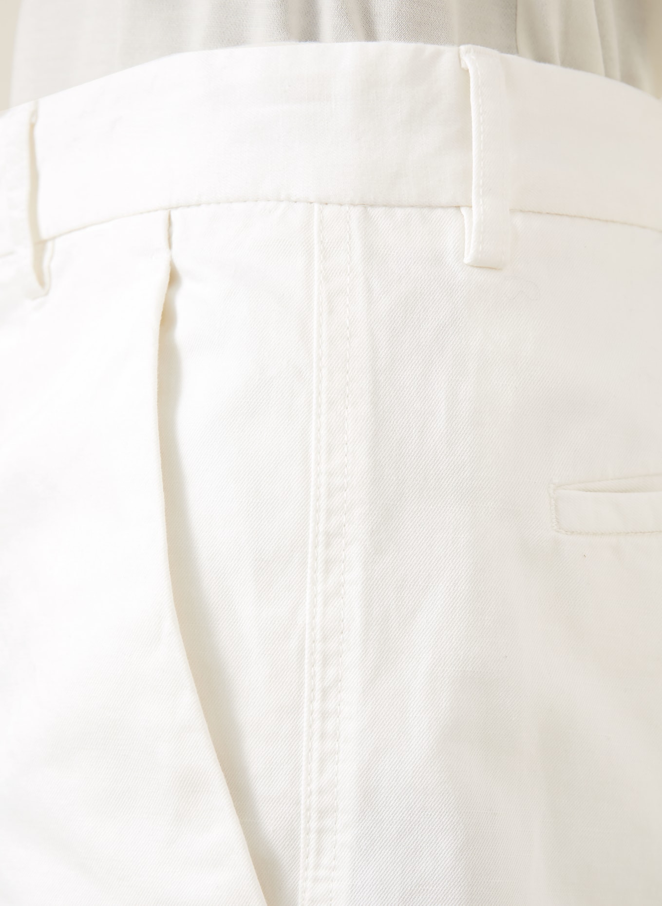 ZEGNA Šortky z lnu: BÍLÁ