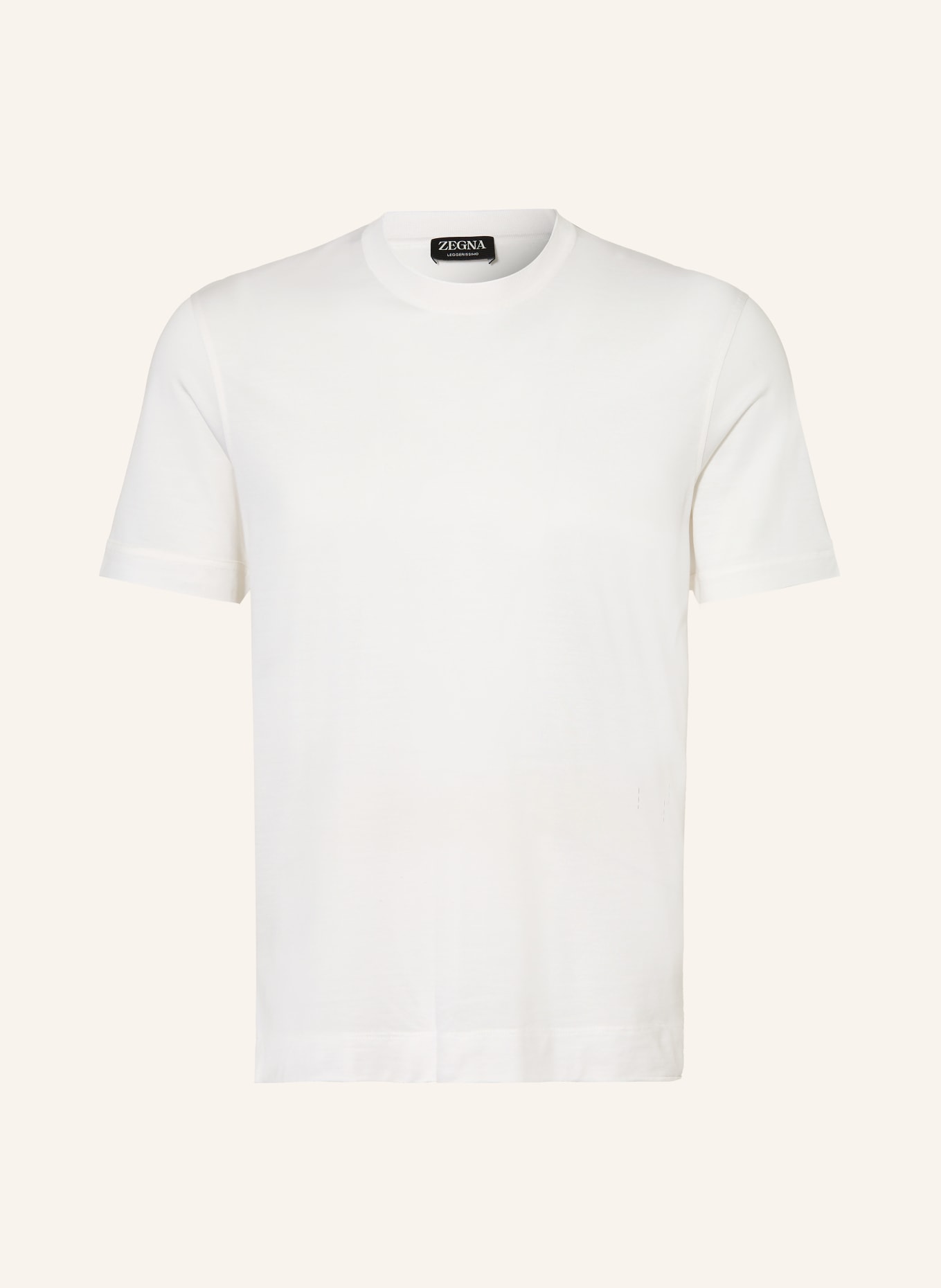 ZEGNA T-Shirt mit Seide: WEISS
