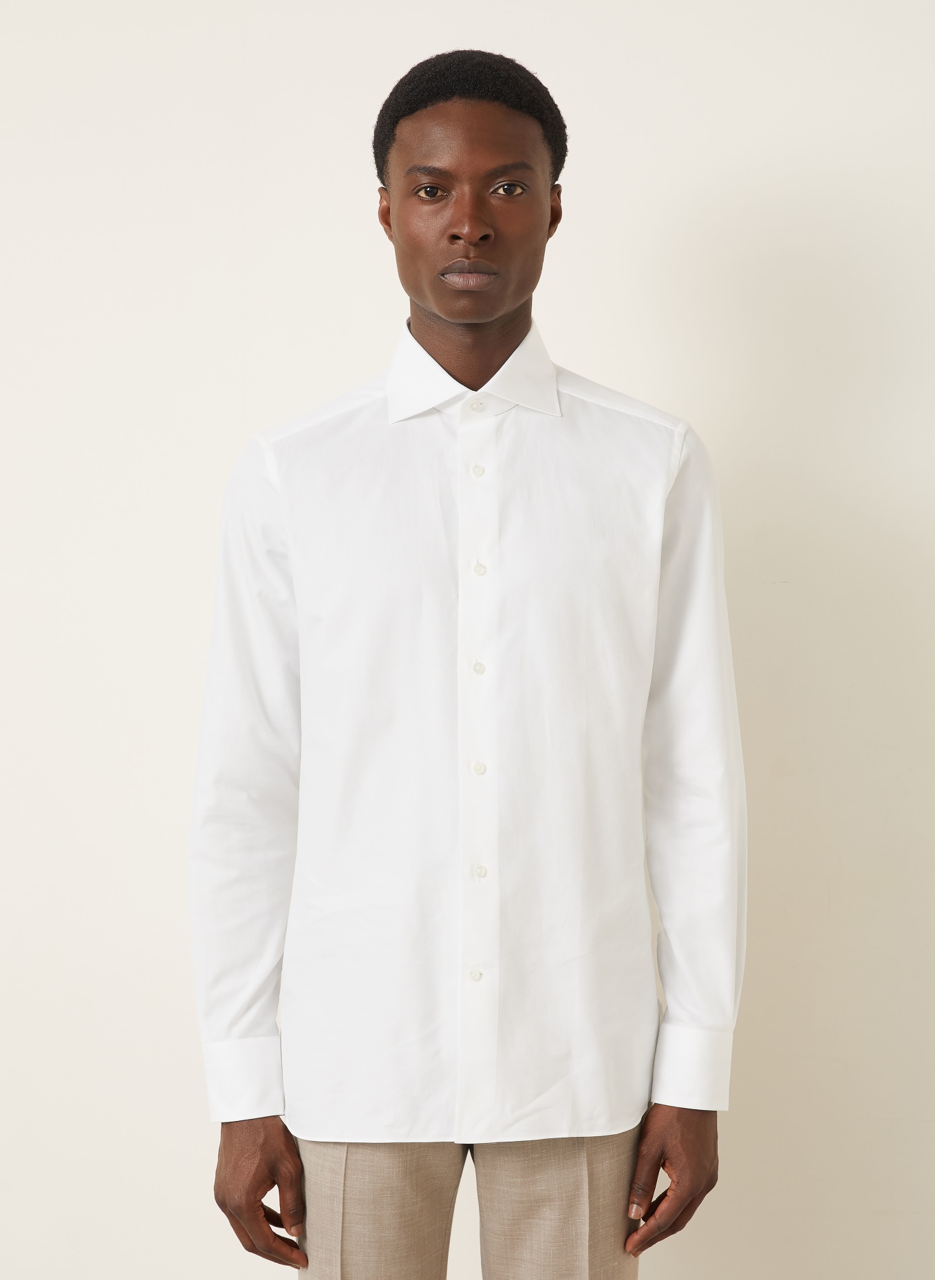 ZEGNA Overhemd TROFEO™ Slim Fit: WIT