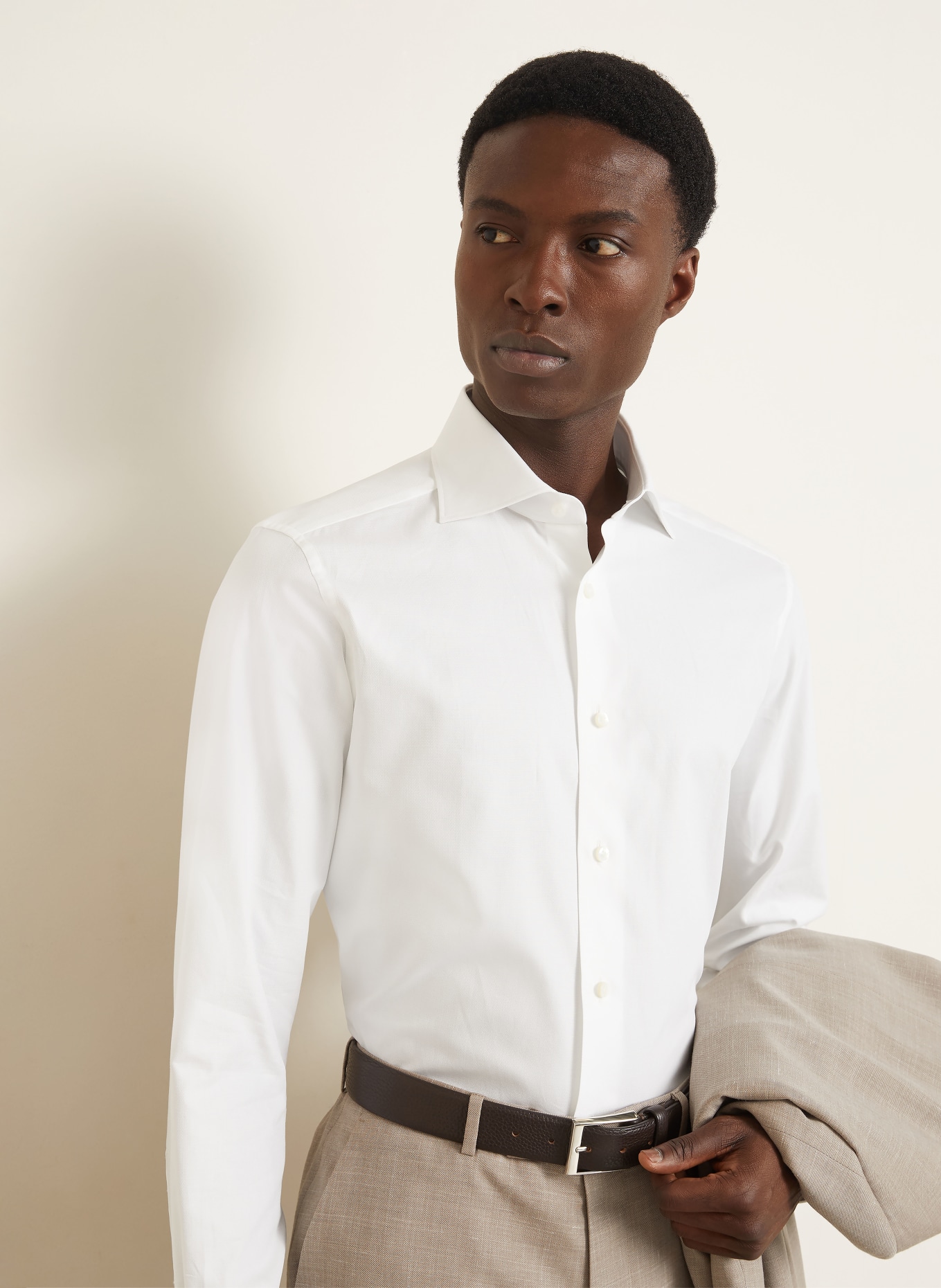 ZEGNA Overhemd TROFEO™ Slim Fit: WIT