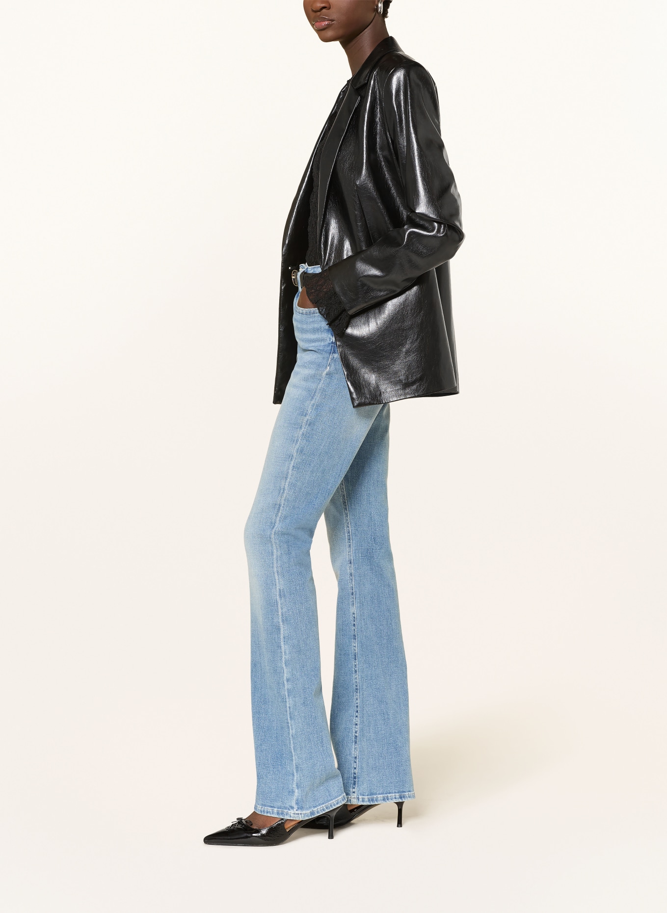 GUESS Flared jeans SEXY FLARE: TWNL TWIN LIGHT