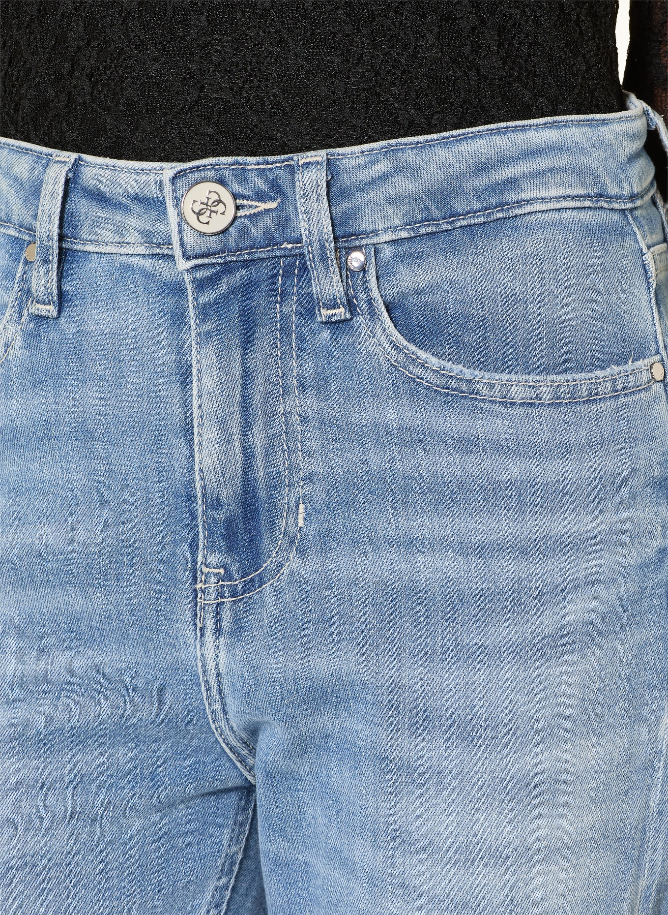GUESS Flared jeans SEXY FLARE: TWNL TWIN LIGHT
