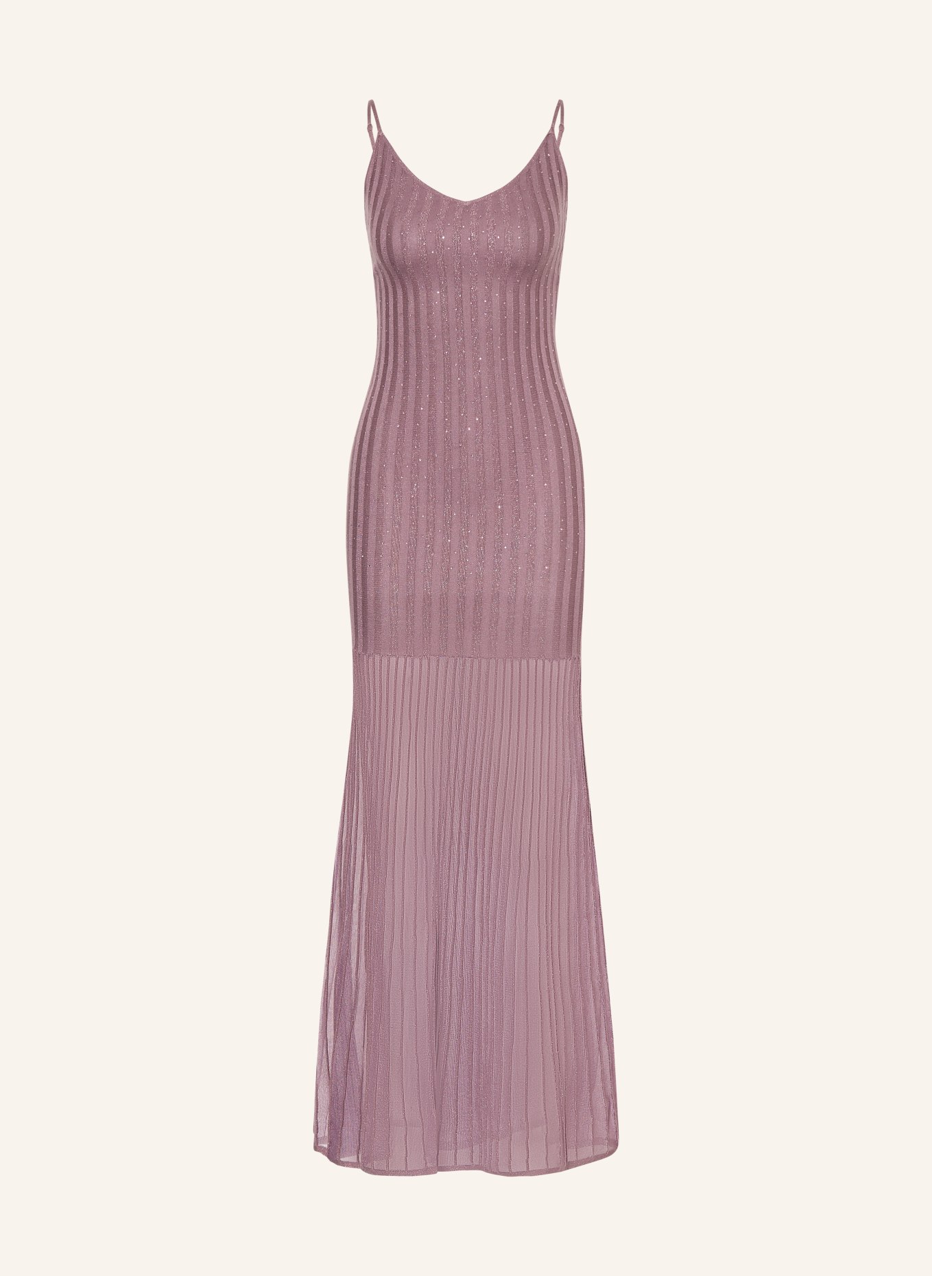 GUESS MEENA embroidered dress with gemstones: DUSKY PINK / ROSE GOLD