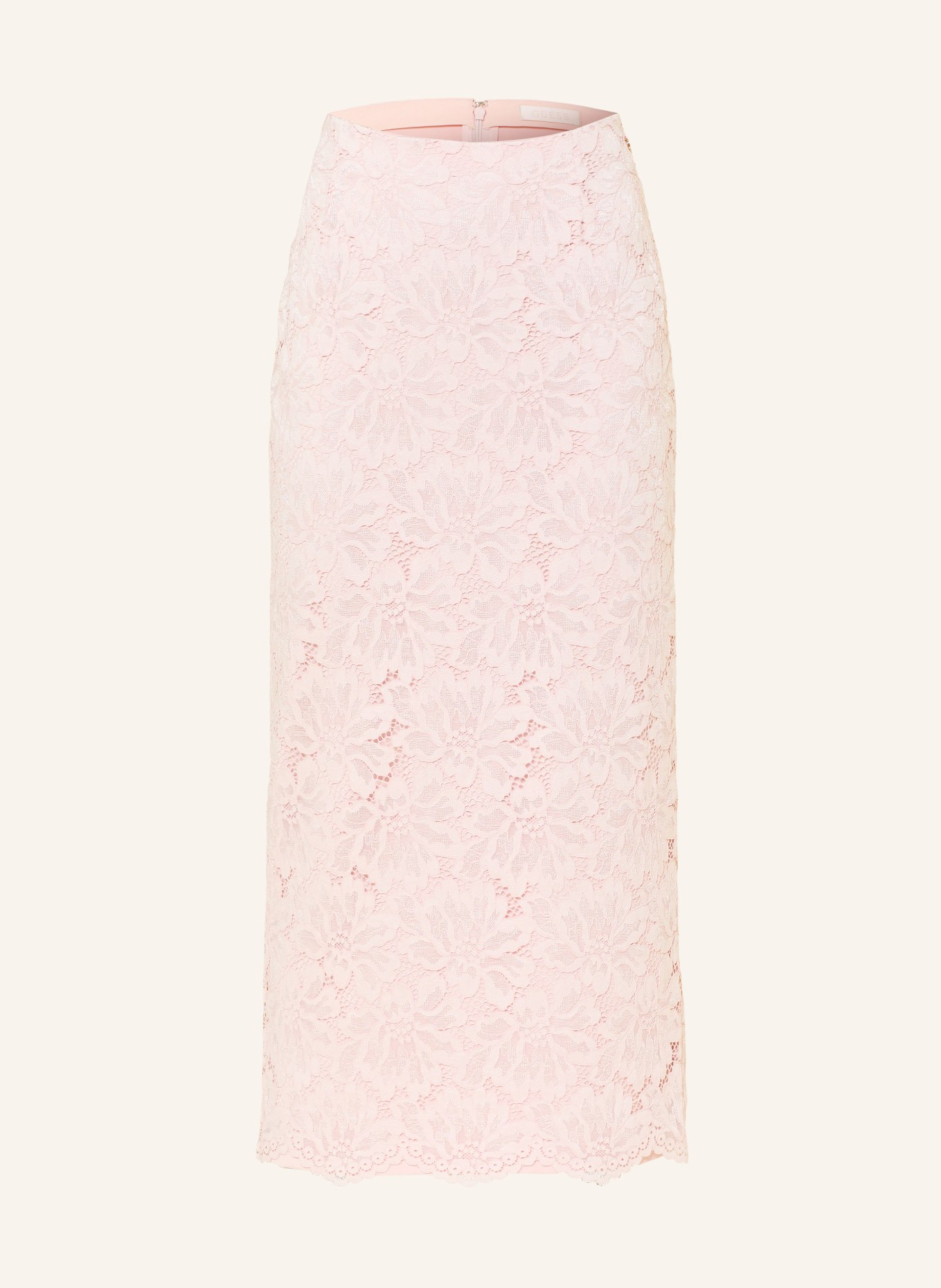 GUESS Jupe en dentelle KATRINA: ROSE CLAIR