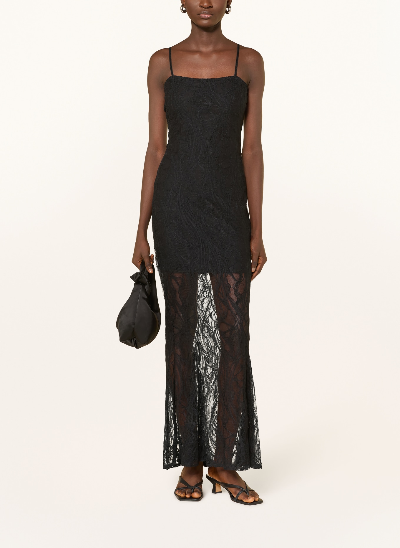 GUESS Spitzenkleid EVELYN: SCHWARZ
