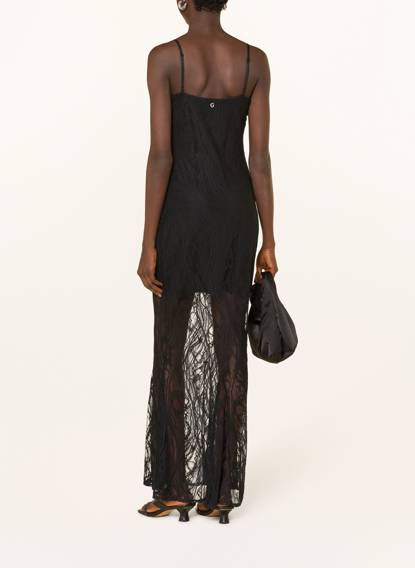 GUESS Spitzenkleid EVELYN: SCHWARZ