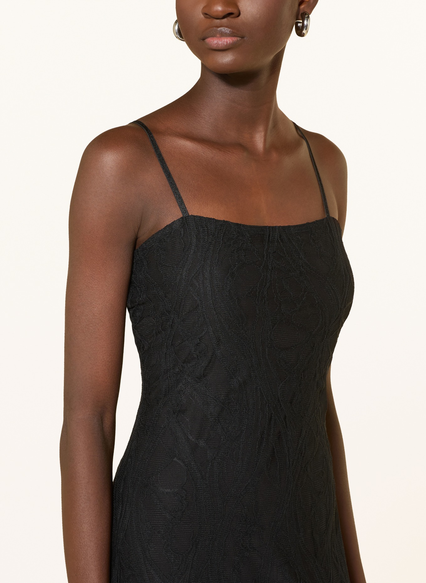GUESS Spitzenkleid EVELYN: SCHWARZ