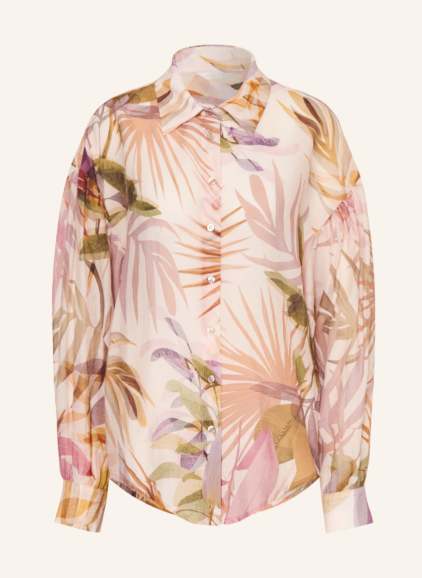 GUESS Chemisier IMMA: ROSE CLAIR / LILAS / VERT CLAIR