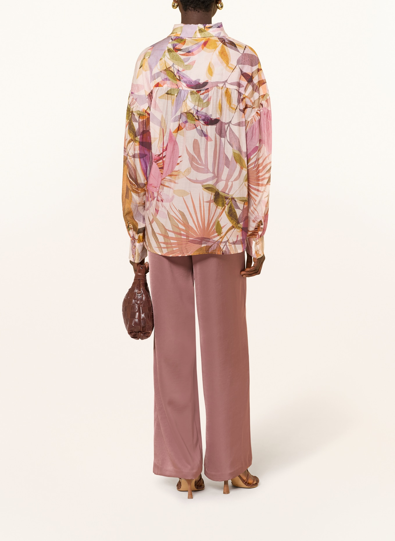 GUESS Chemisier IMMA: ROSE CLAIR / LILAS / VERT CLAIR