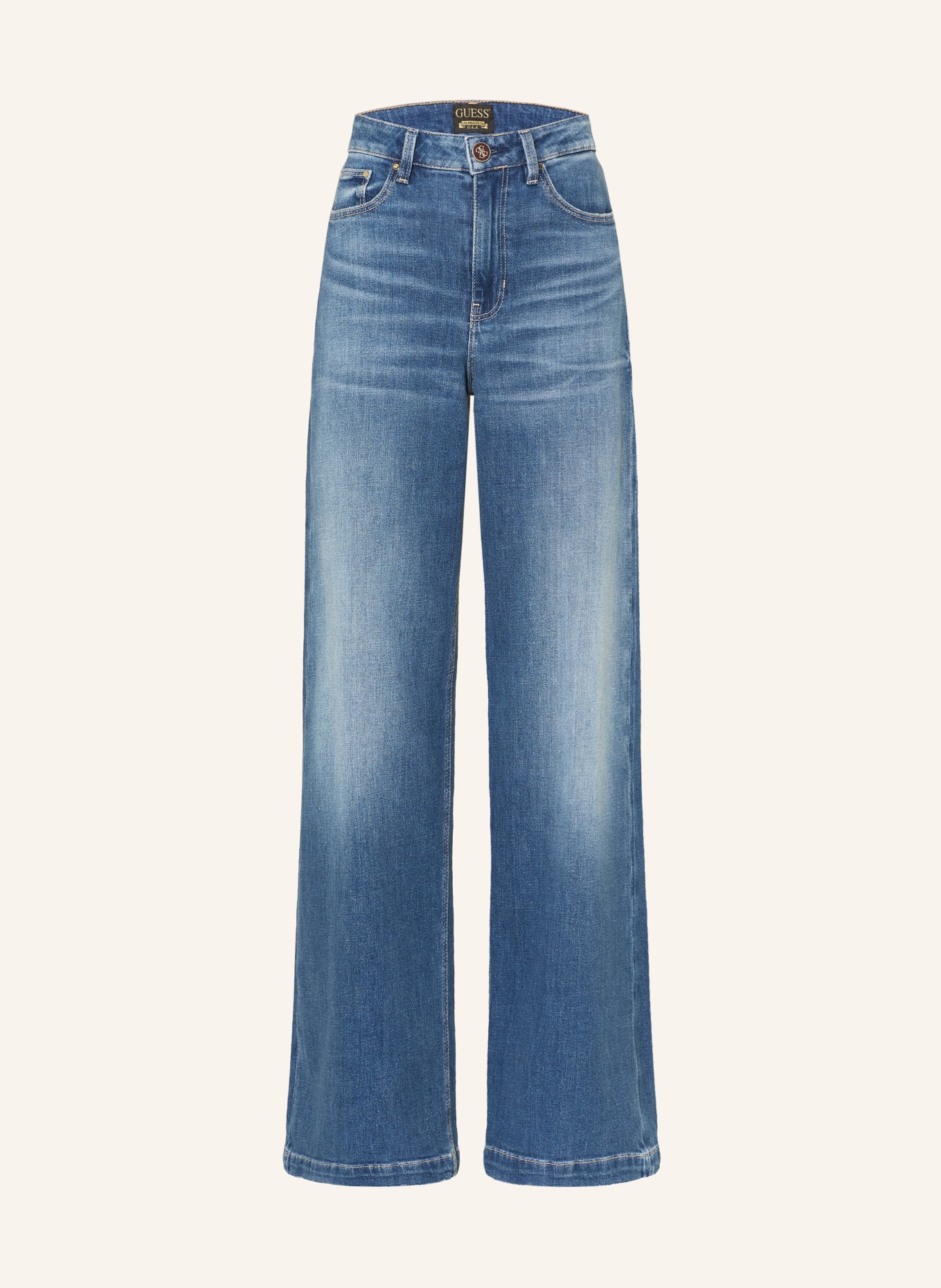 GUESS Wide Leg Jeans BELLAGIO: TWNS TWIN BLUES