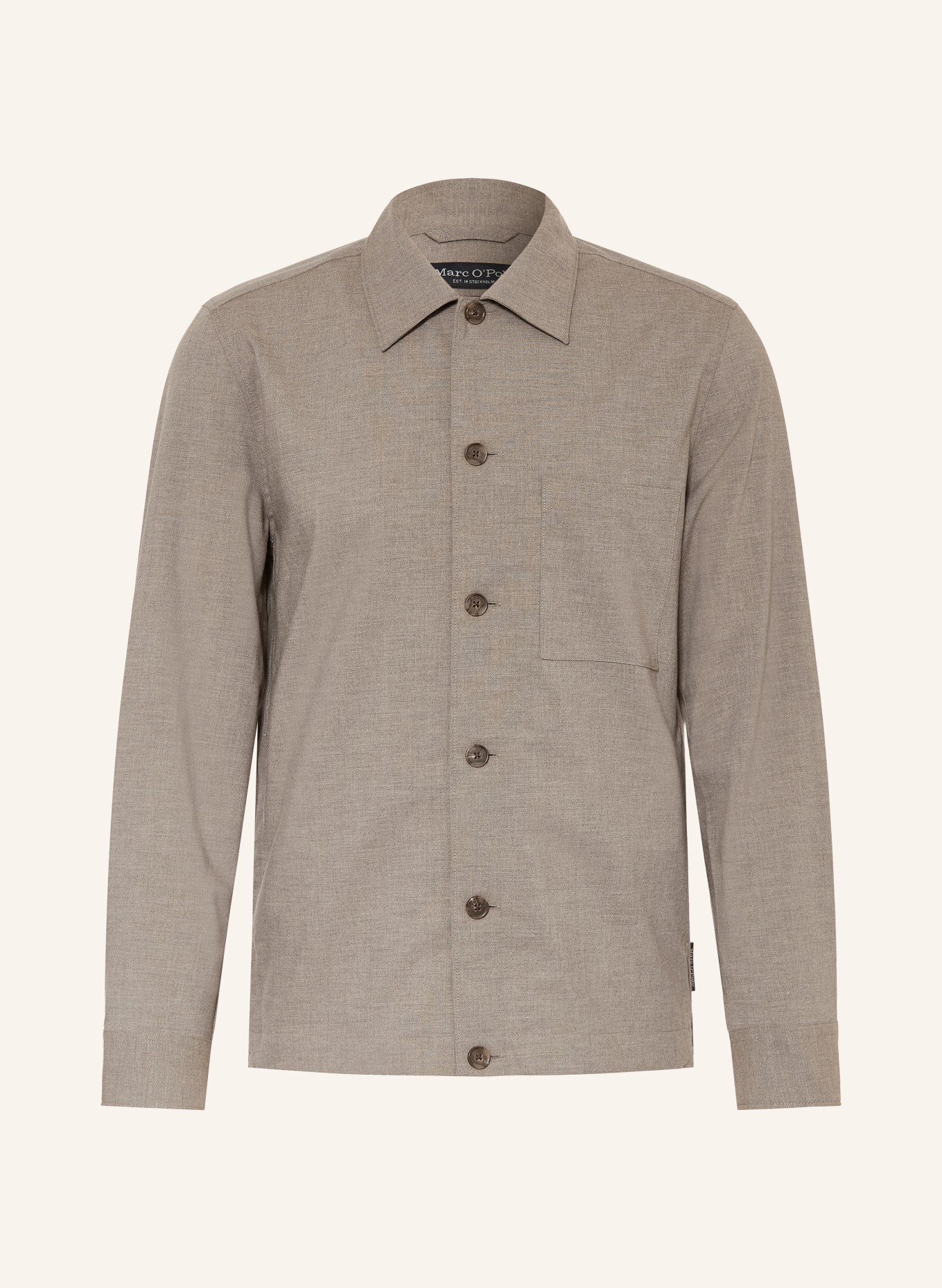 Marc O'Polo Overshirt: TAUPE