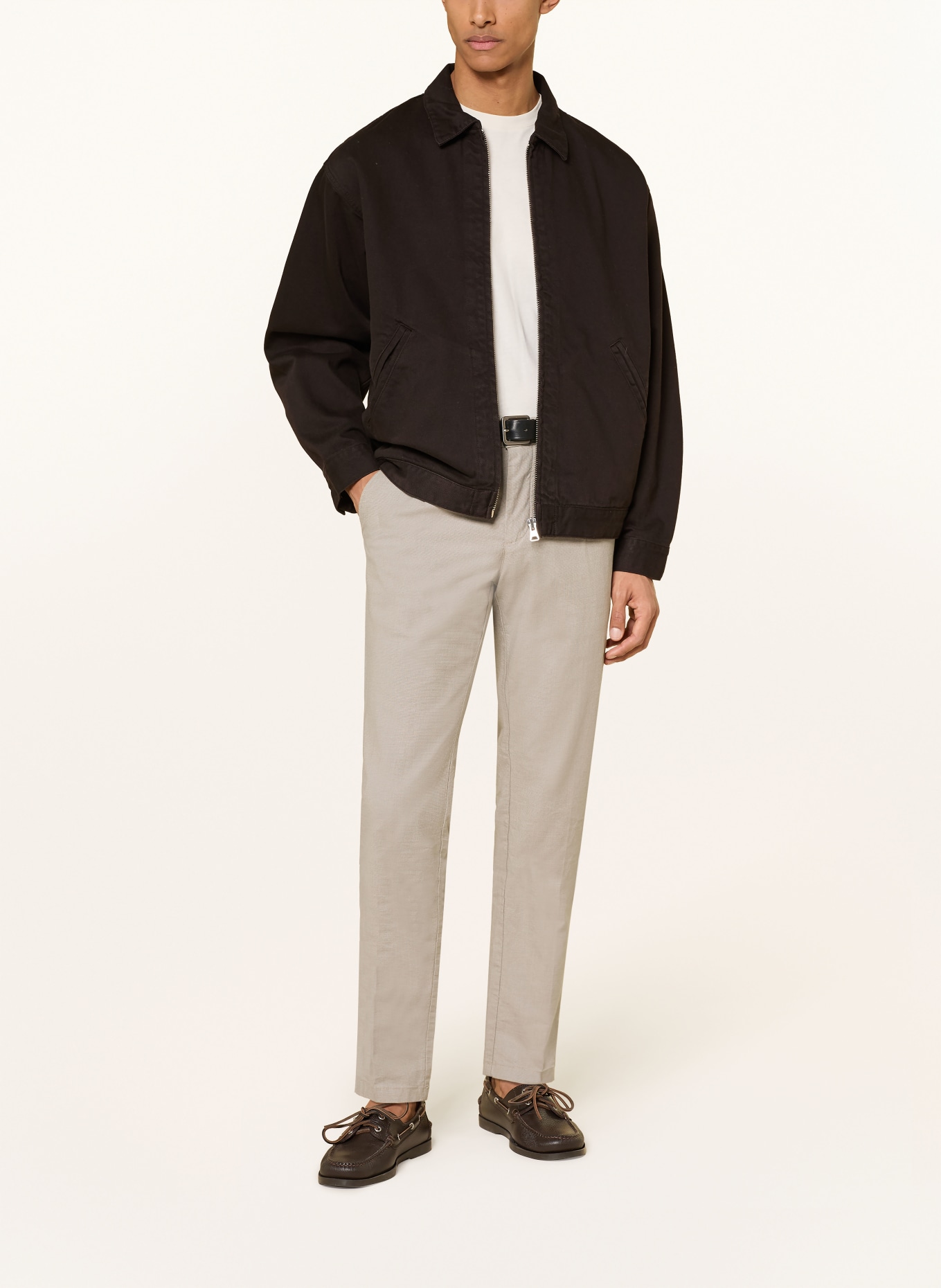 Marc O'Polo Chino STIG JOGGER Regular Fit: HELLGRAU