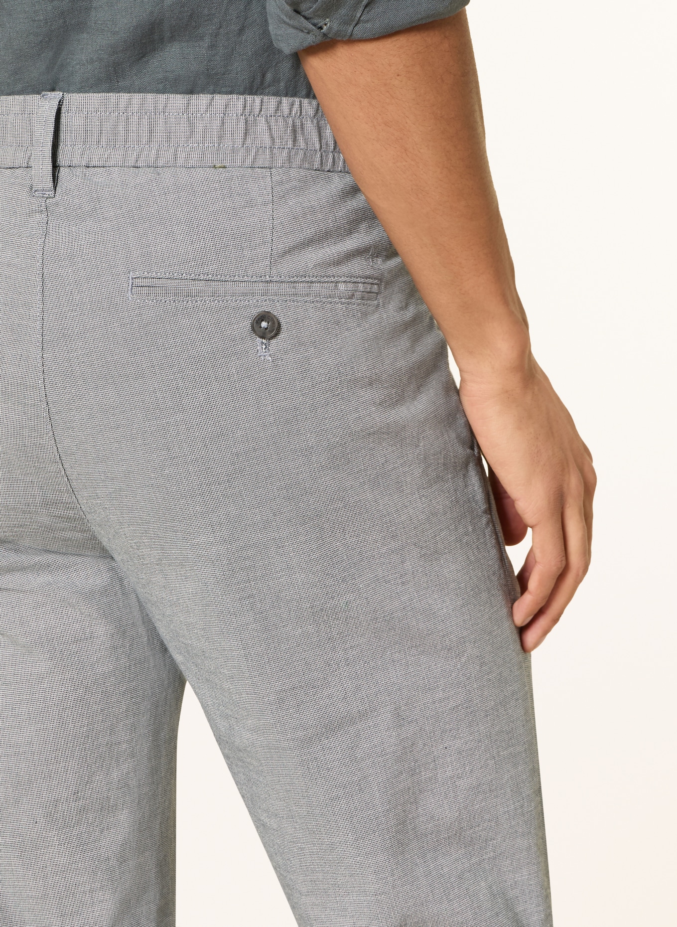 Marc O'Polo Chino STIG JOGGER Regular Fit: GRAU