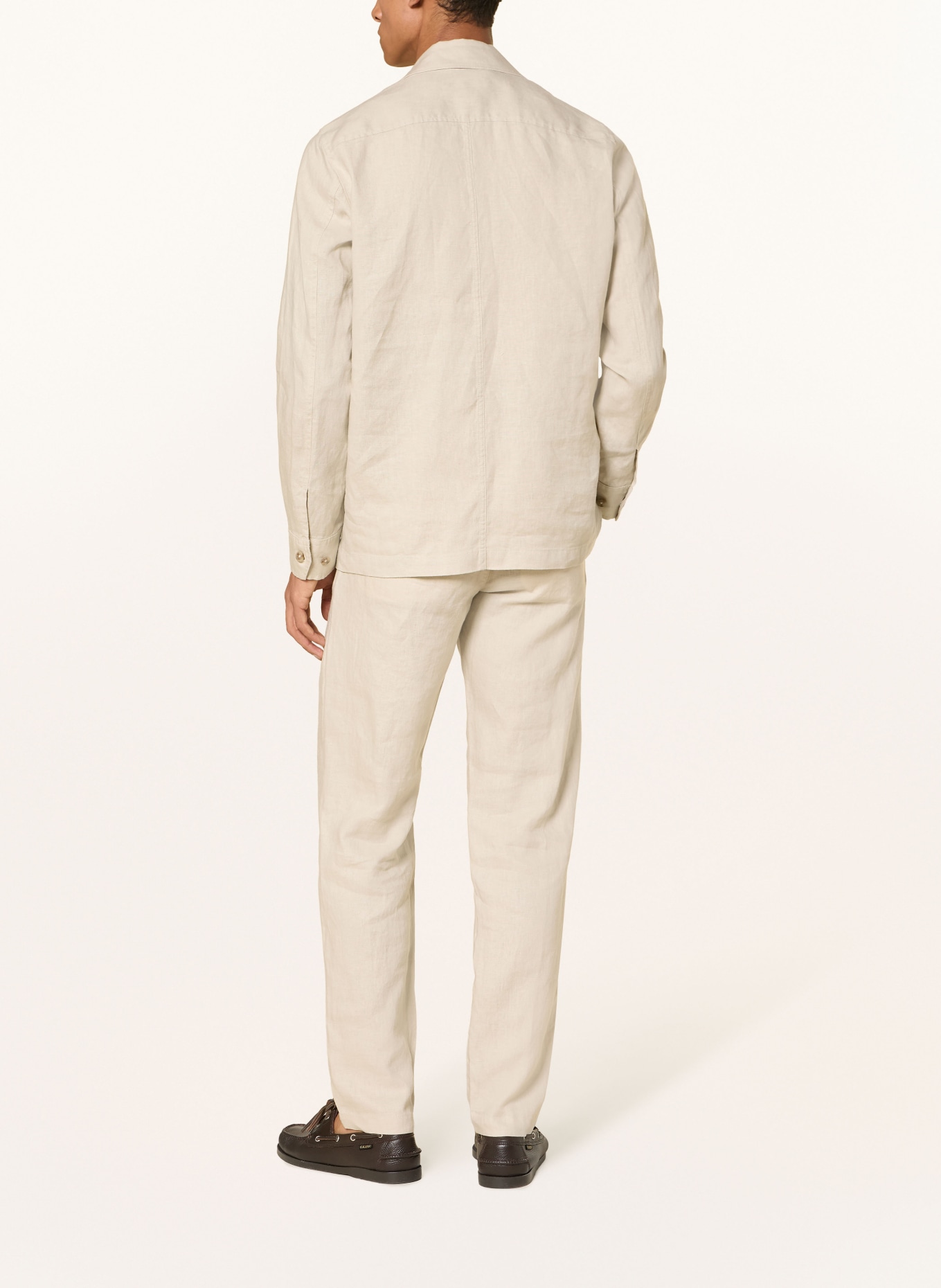 Marc O'Polo Leinenchino Tapered Fit: BEIGE