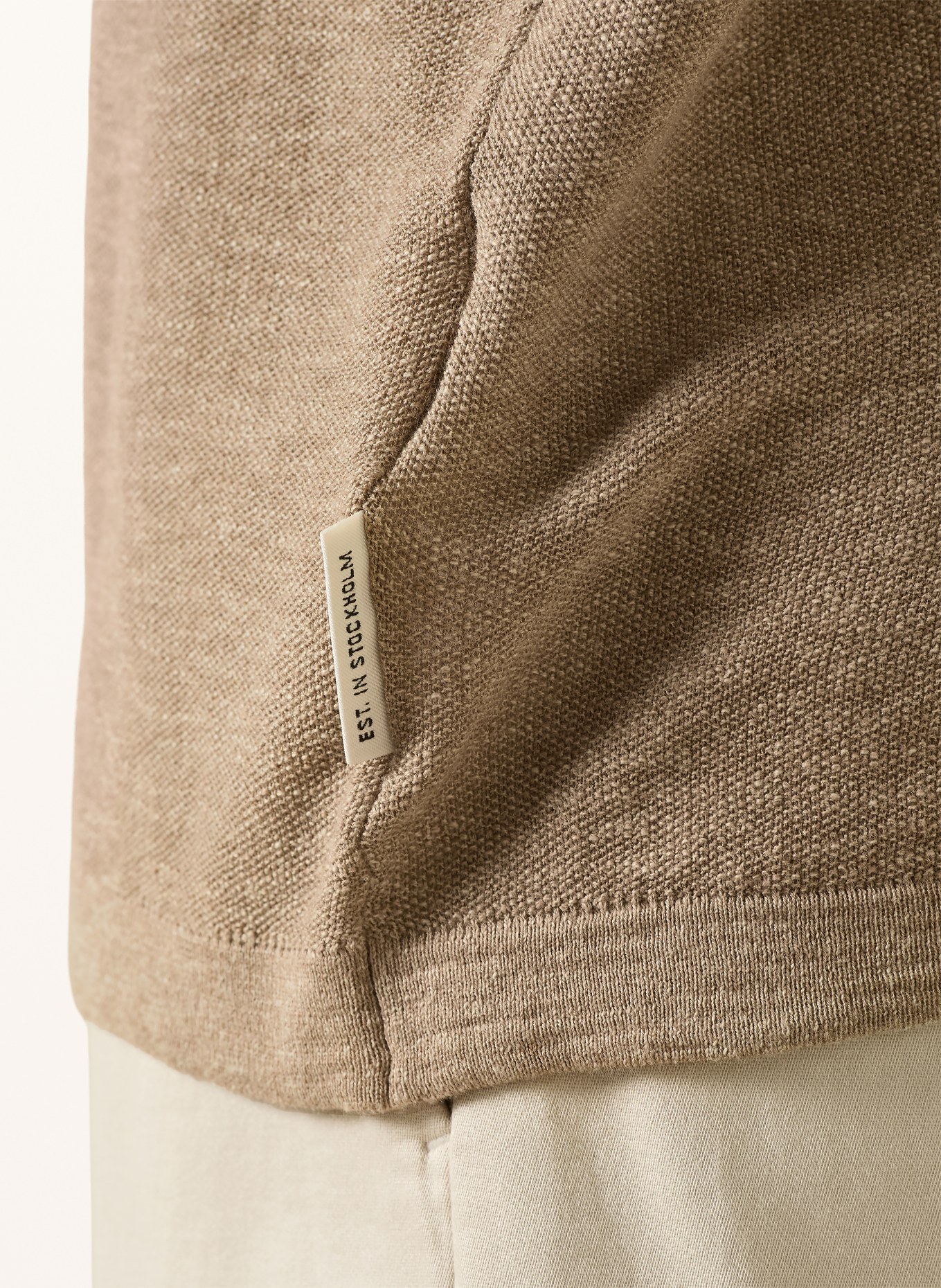 Marc O'Polo Strickshirt: GRAU