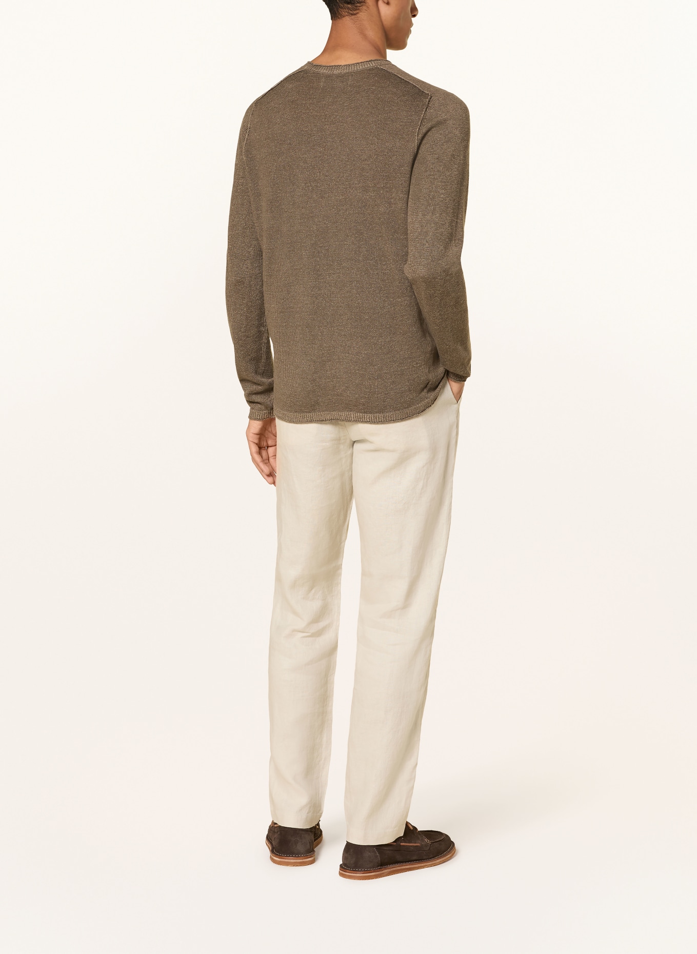 Marc O'Polo Pullover mit Leinen: KHAKI