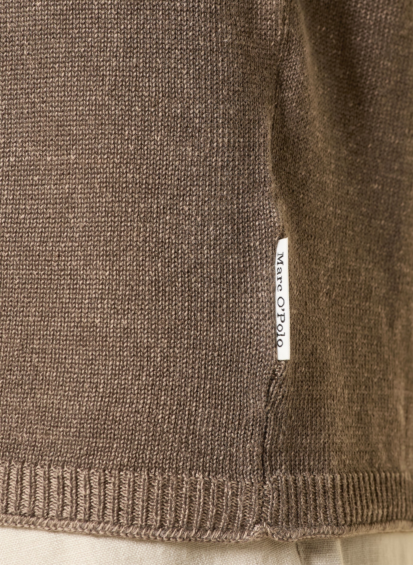 Marc O'Polo Pullover mit Leinen: KHAKI