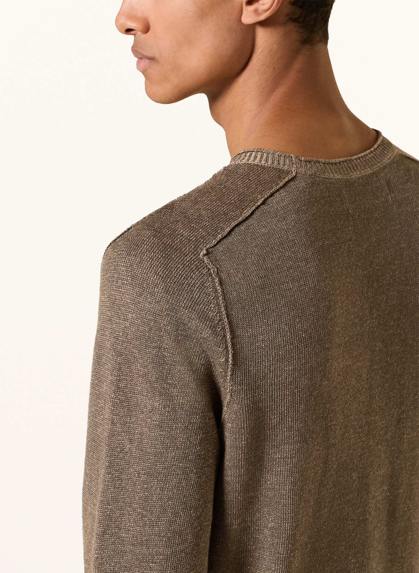 Marc O'Polo Pullover mit Leinen: KHAKI