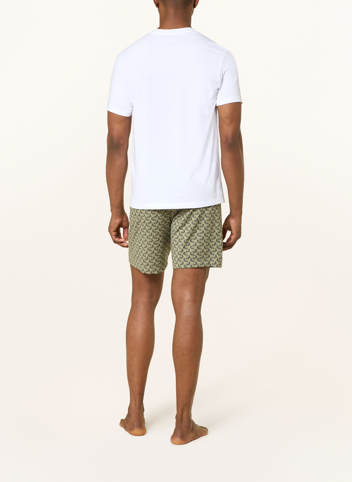 mey Série de chemises de nuit FIZZ &amp; FLAVOURS: BLANC / JAUNE / VERT CLAIR