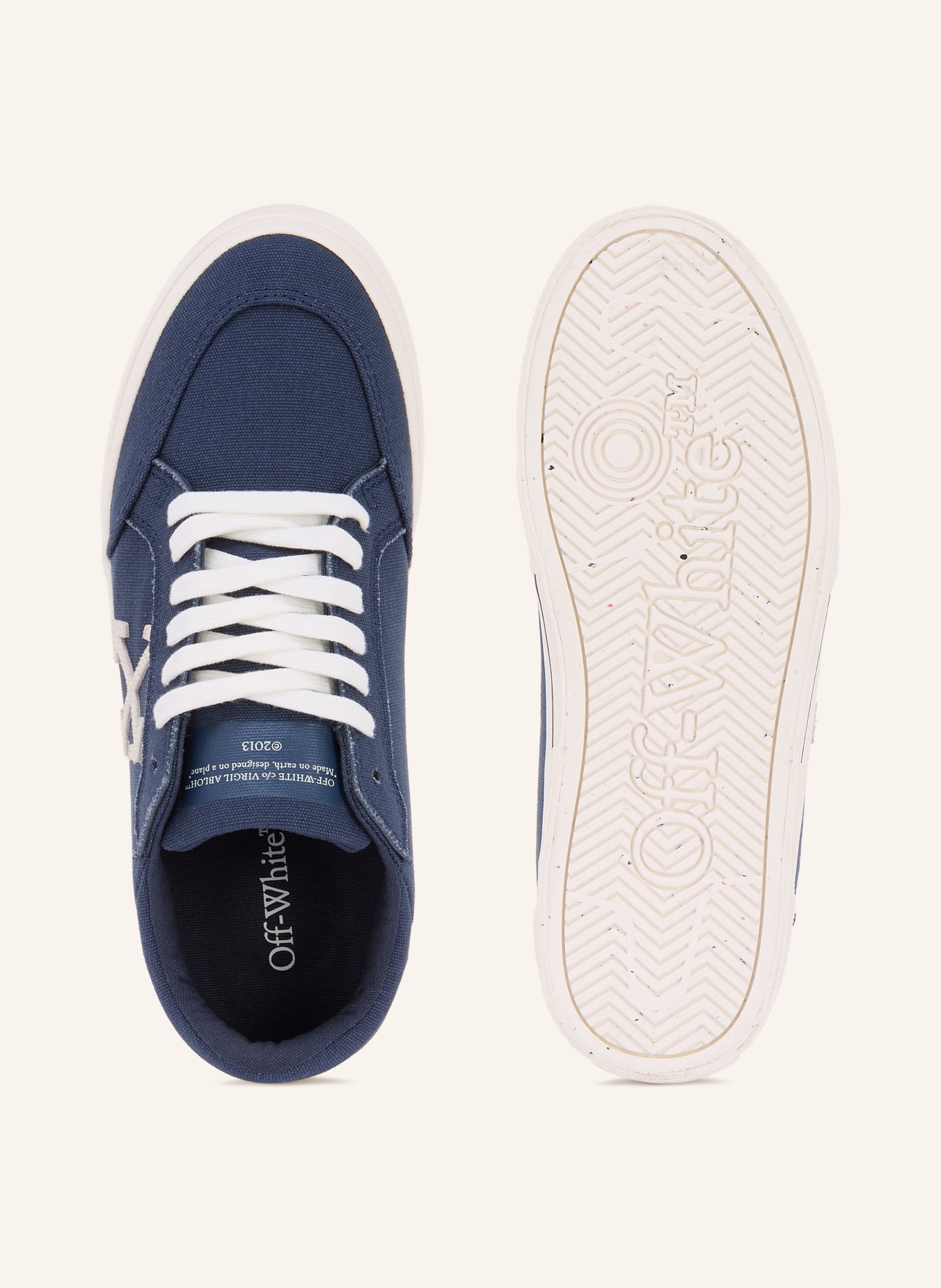 Off-White Buty sportowe VULC LOW: GRANATOWY / CZERWONY / BIAŁY