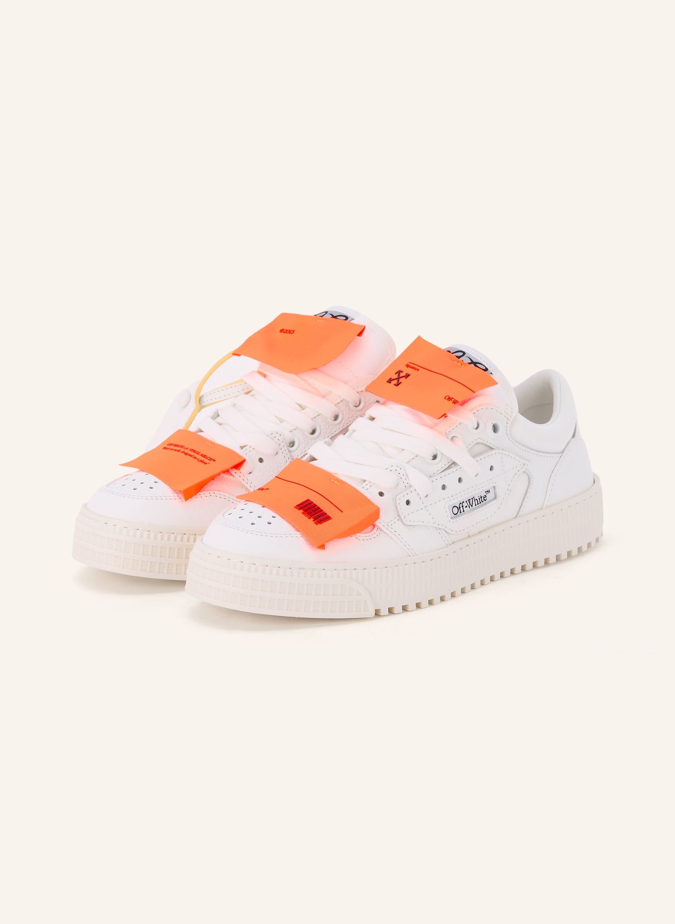 Off-White Baskets 3.0 OFF COURT: BLANC / ORANGE FLUO