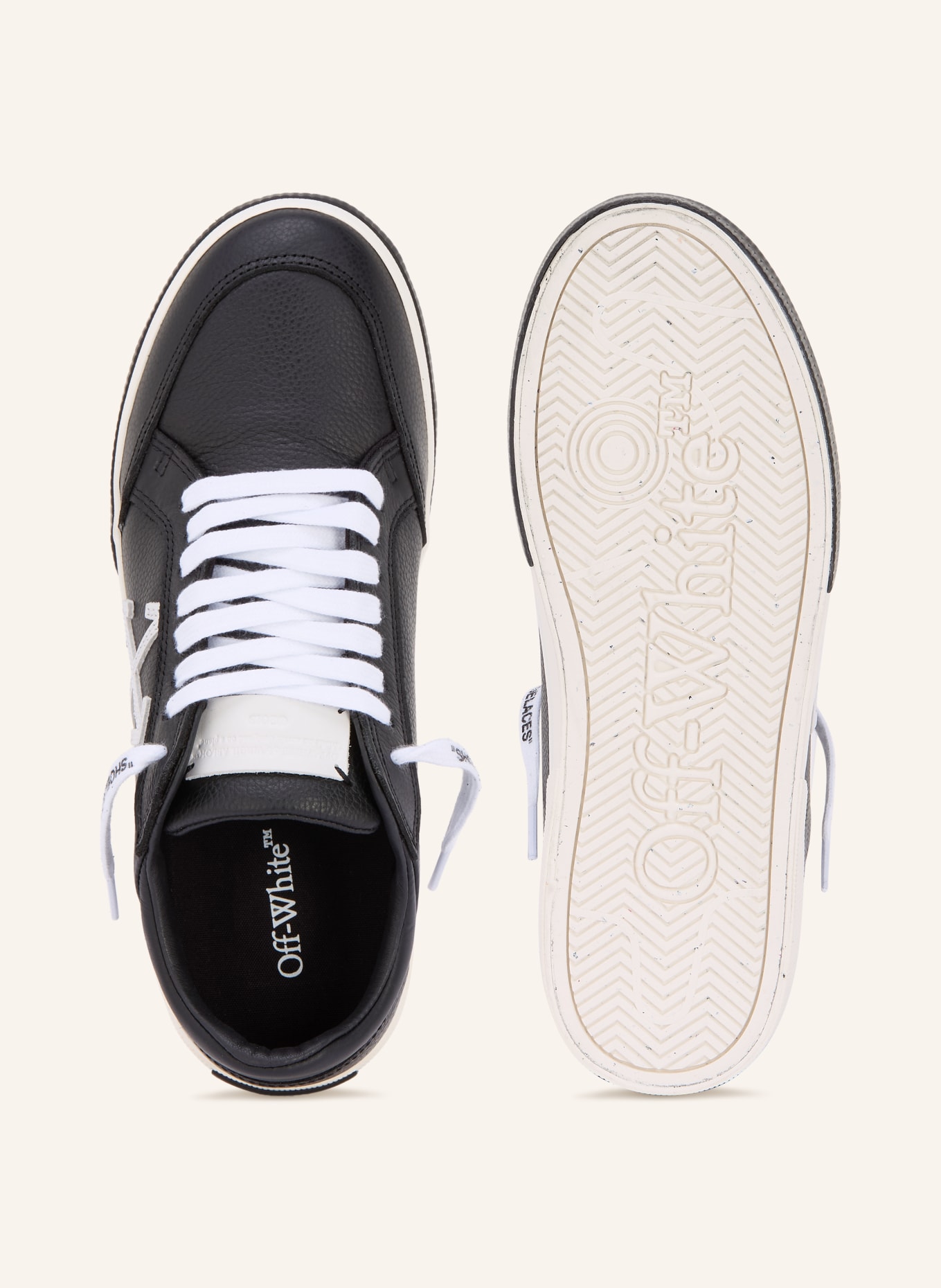 Off-White Sneaker VULC: ZWART