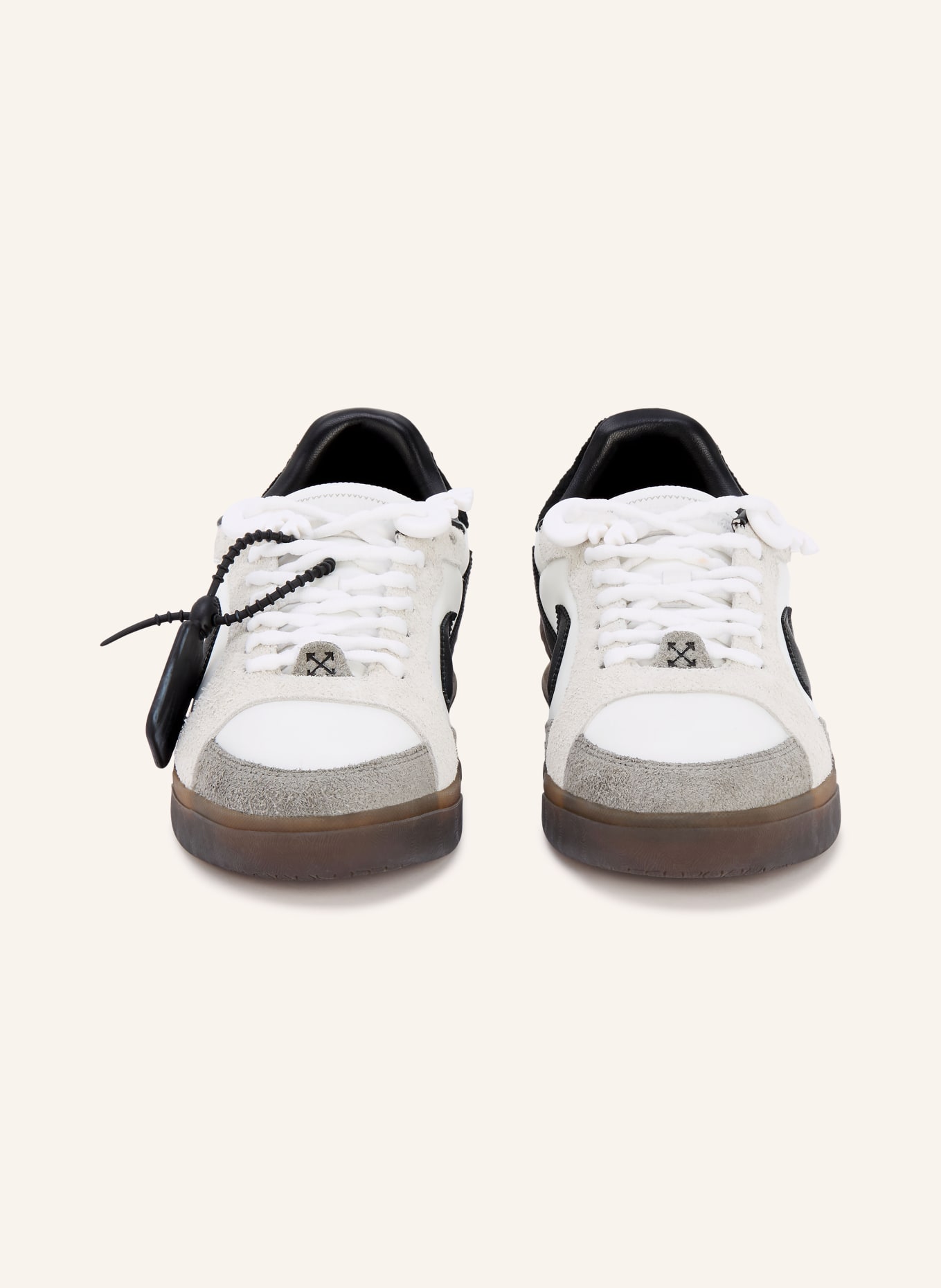 Off-White Sneaker NEW SLIM: WEISS / GRAU / SCHWARZ