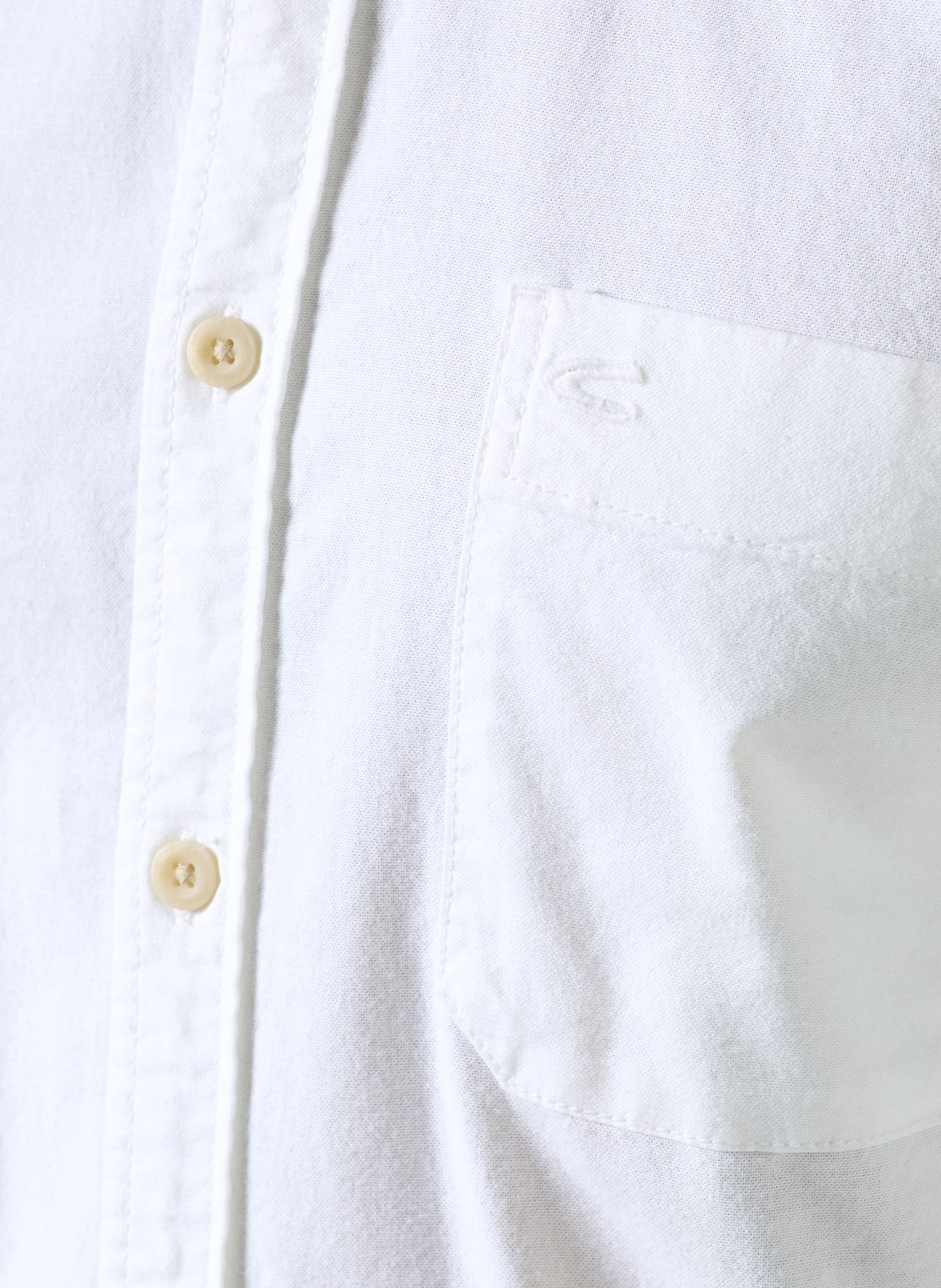 camel active Hemd Comfort Fit: WEISS