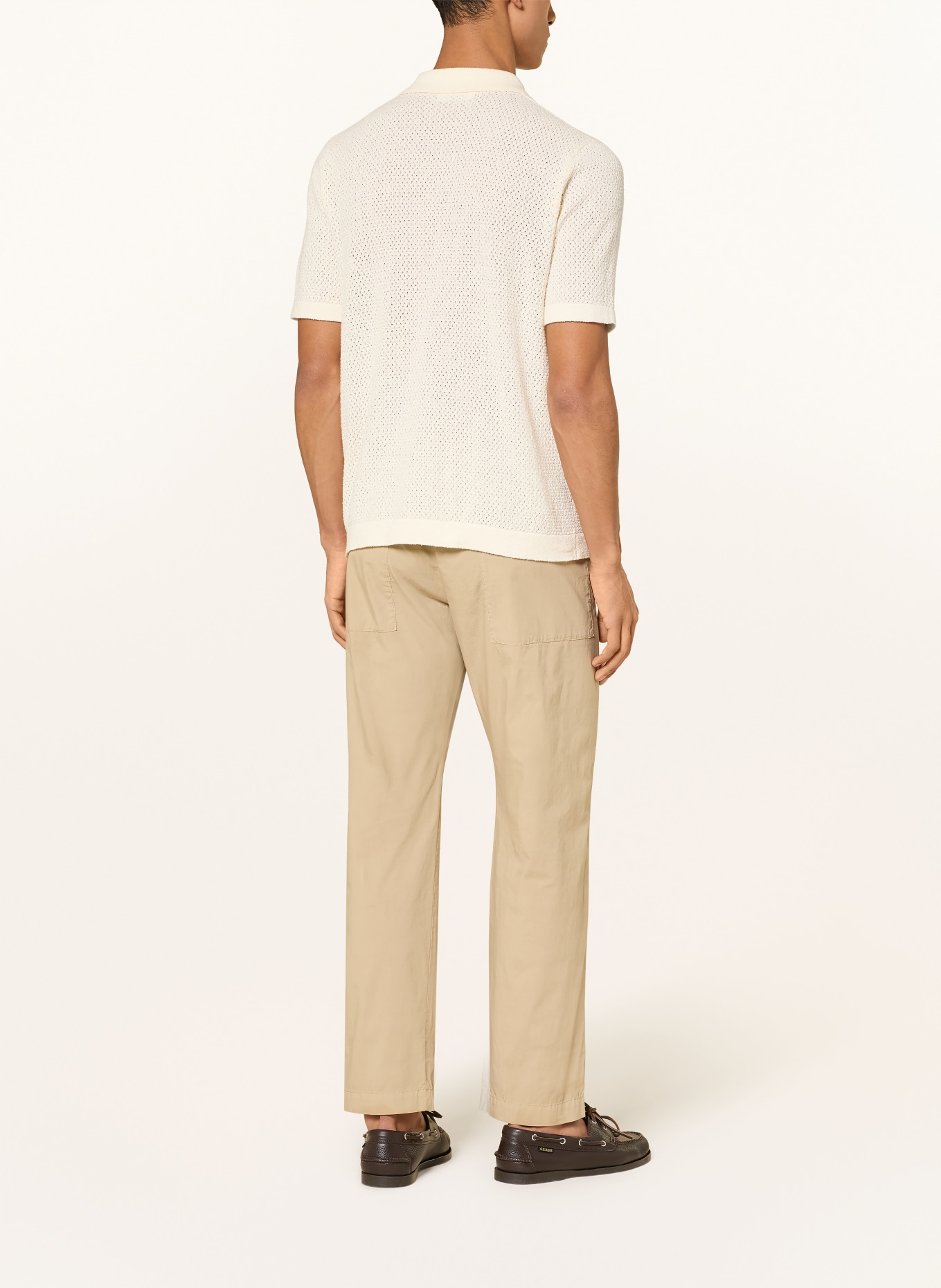 roberto collina Chemise en maille Slim Fit: ÉCRU