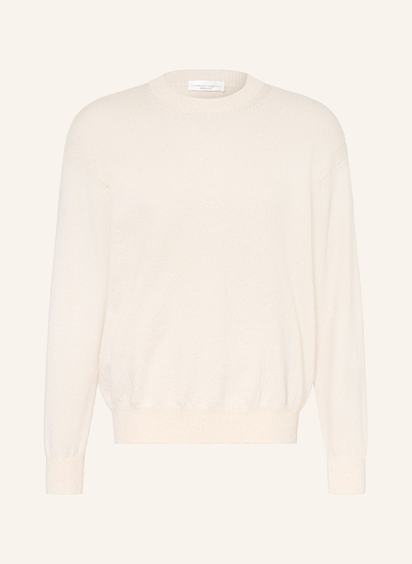 roberto collina Pullover: ECRU