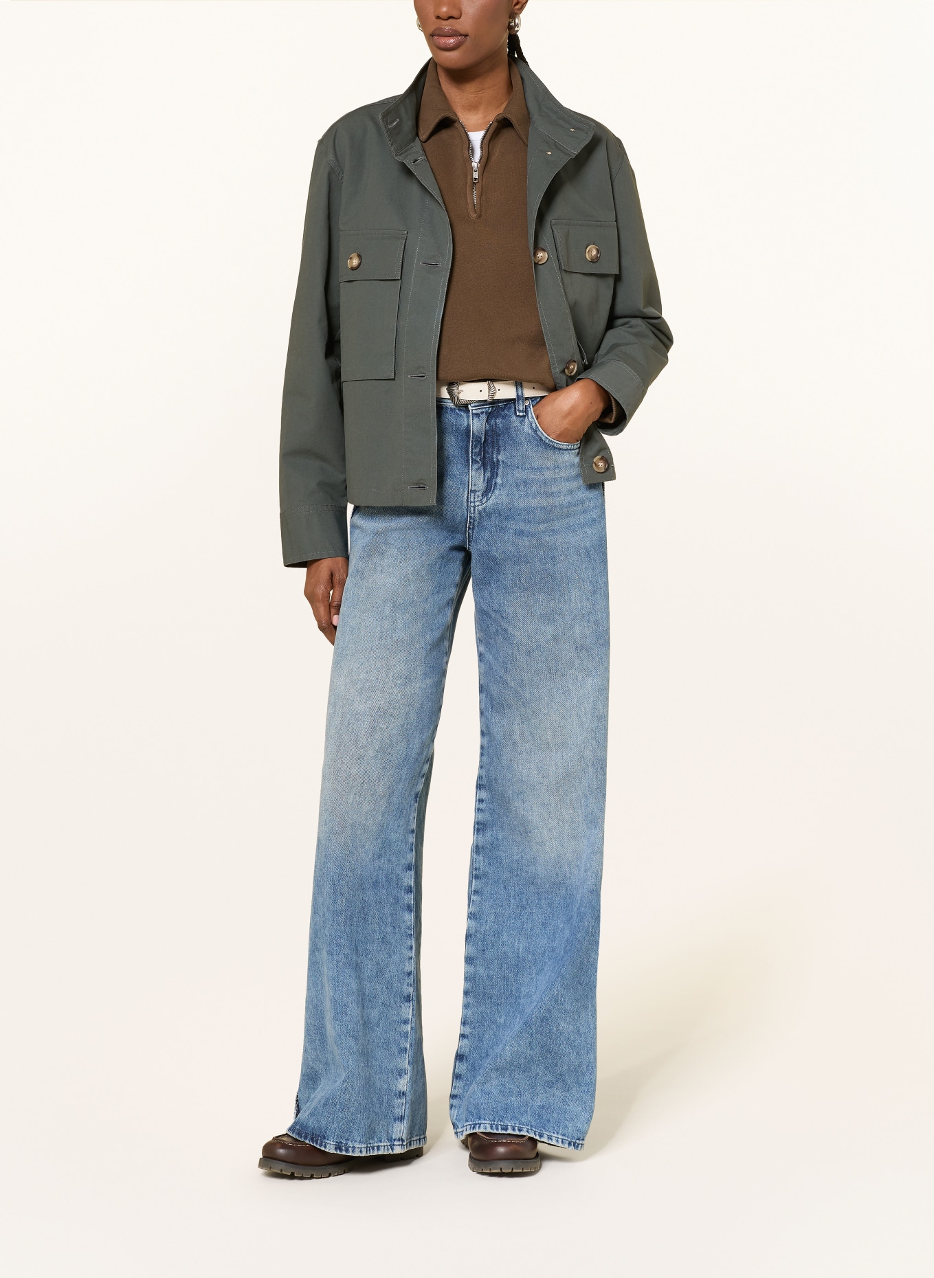 WOOLRICH Overjacket: GRÜN