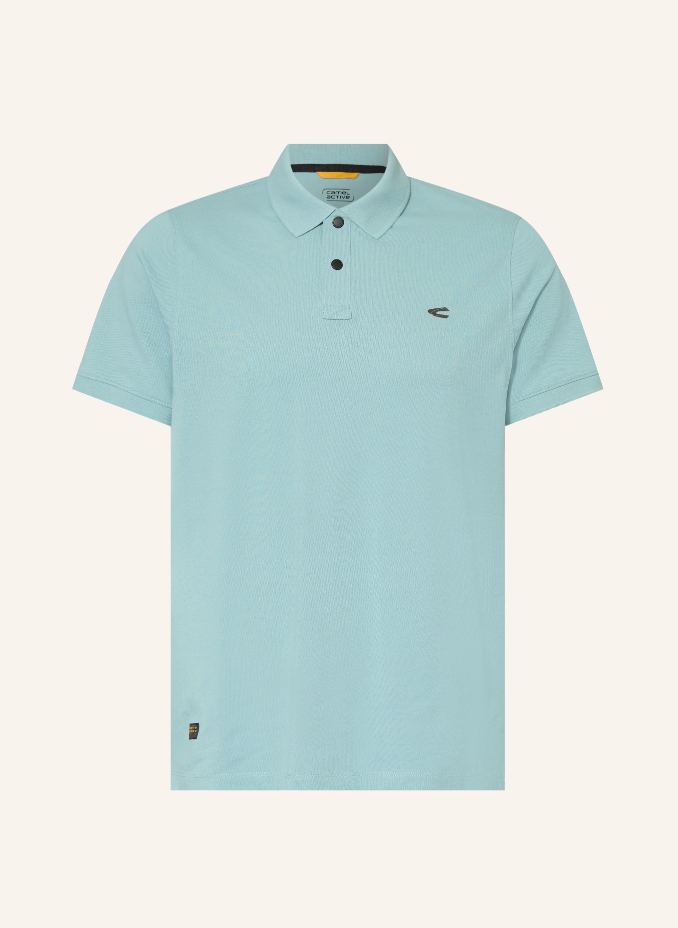 camel active Piqué-Poloshirt: PETROL