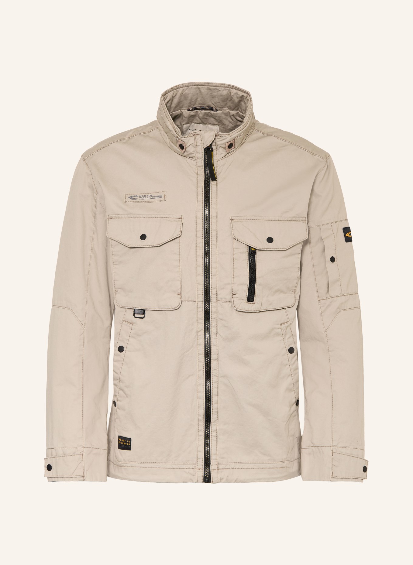camel active Fieldjacket: BEIGE / SCHWARZ