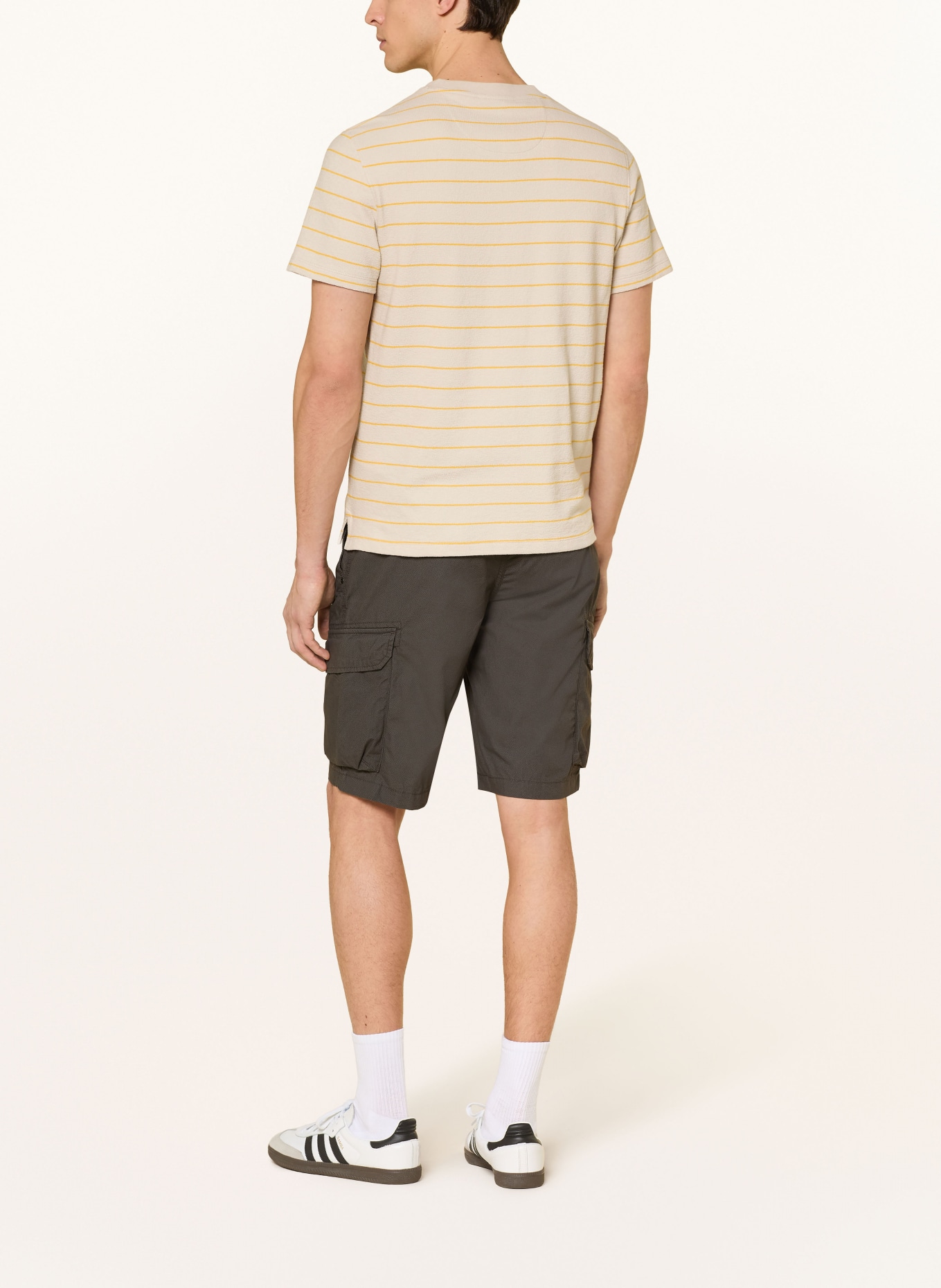 camel active Szorty cargo HOUSTON o regularnym kroju: CZIEMNOSZARY