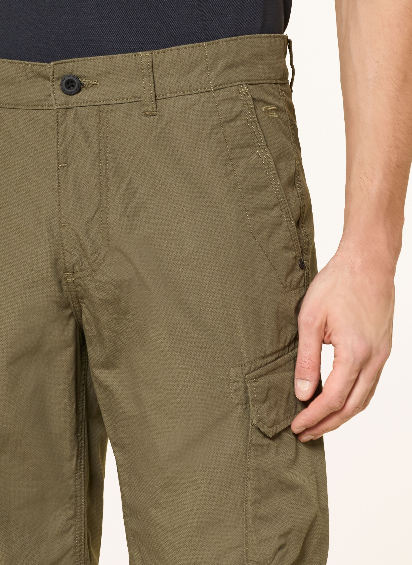 camel active Szorty cargo HOUSTON o regularnym kroju: KHAKI