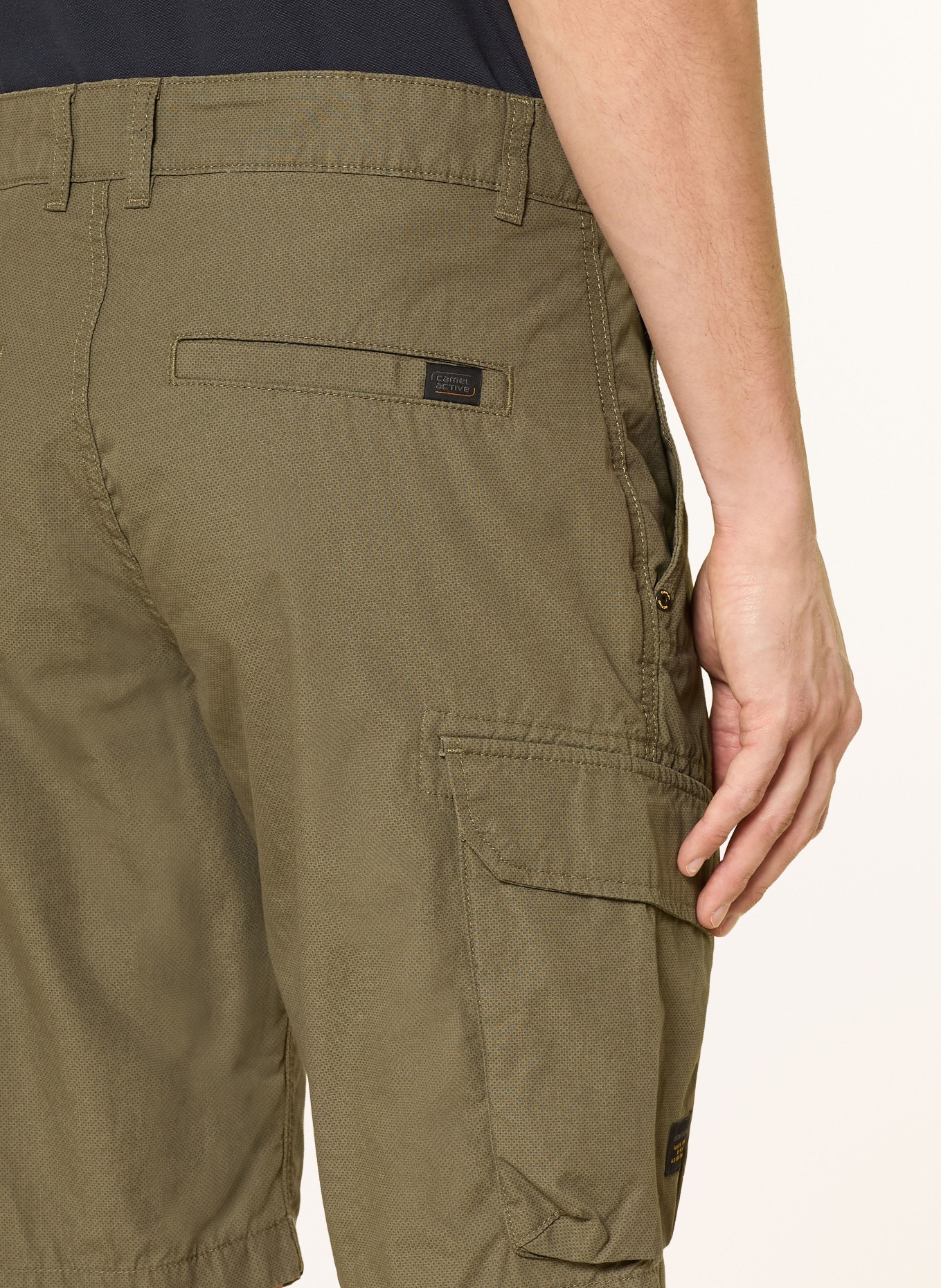 camel active Szorty cargo HOUSTON o regularnym kroju: KHAKI