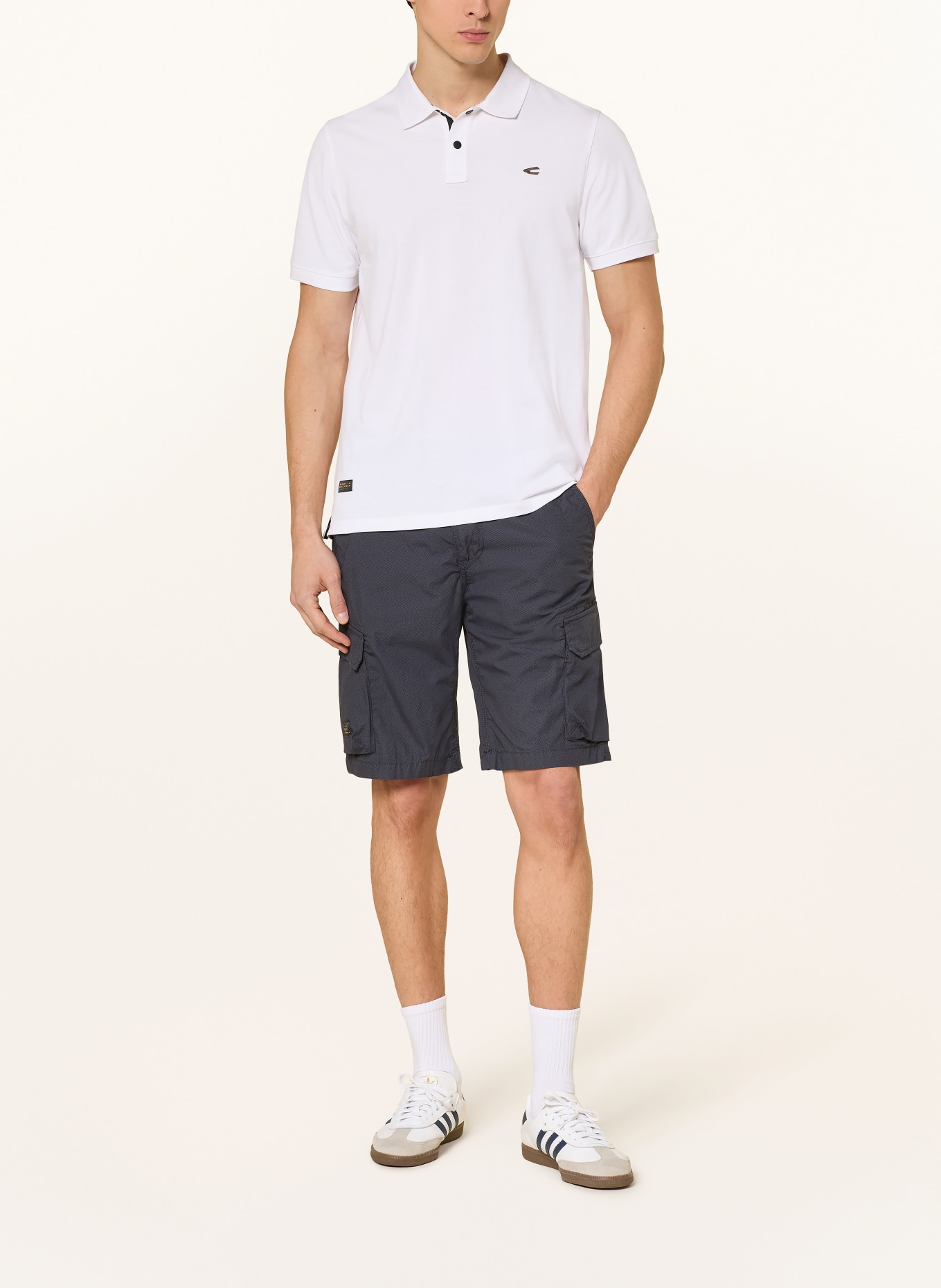 camel active Szorty cargo HOUSTON o regularnym kroju: GRANATOWY