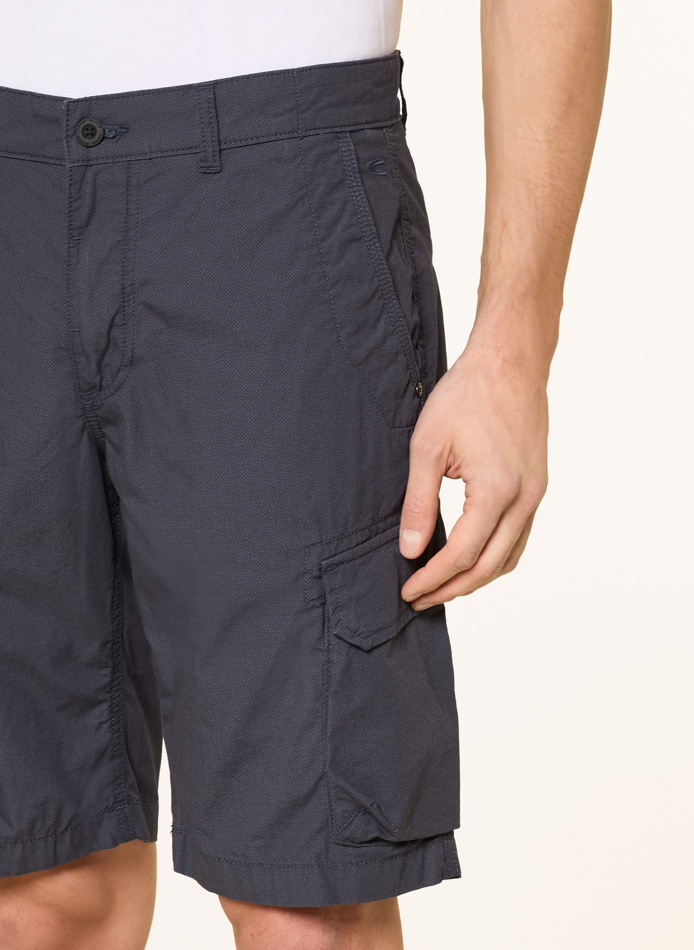 camel active Szorty cargo HOUSTON o regularnym kroju: GRANATOWY