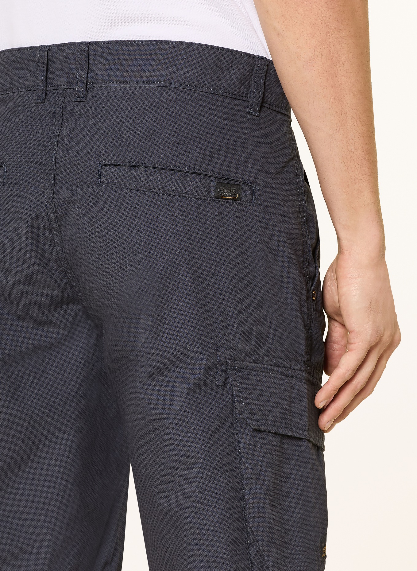 camel active Szorty cargo HOUSTON o regularnym kroju: GRANATOWY