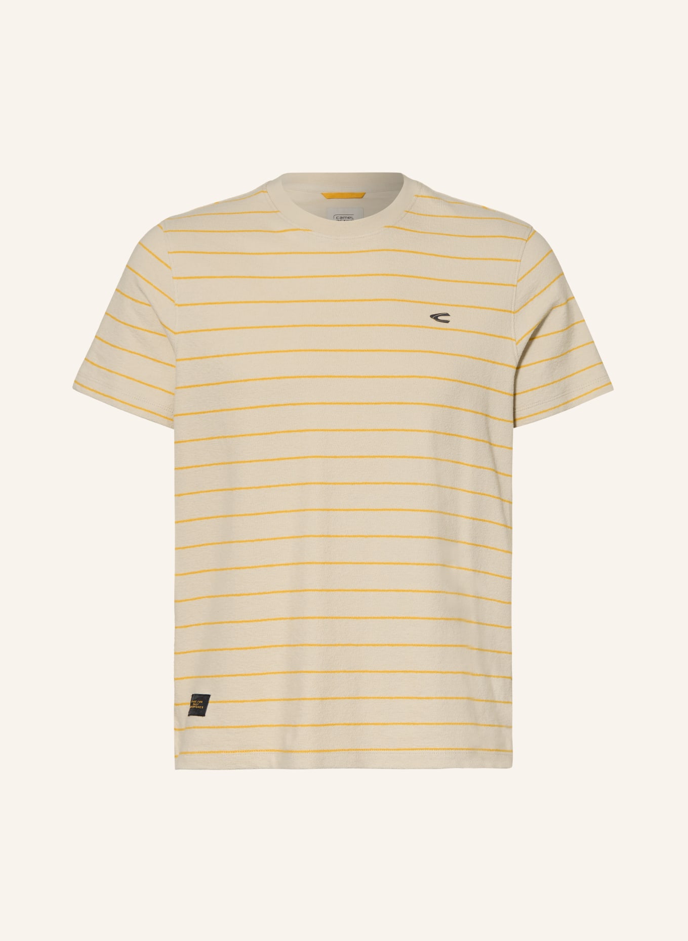 camel active Koszulka: SZARY / CIEMNOŻÓŁTY
