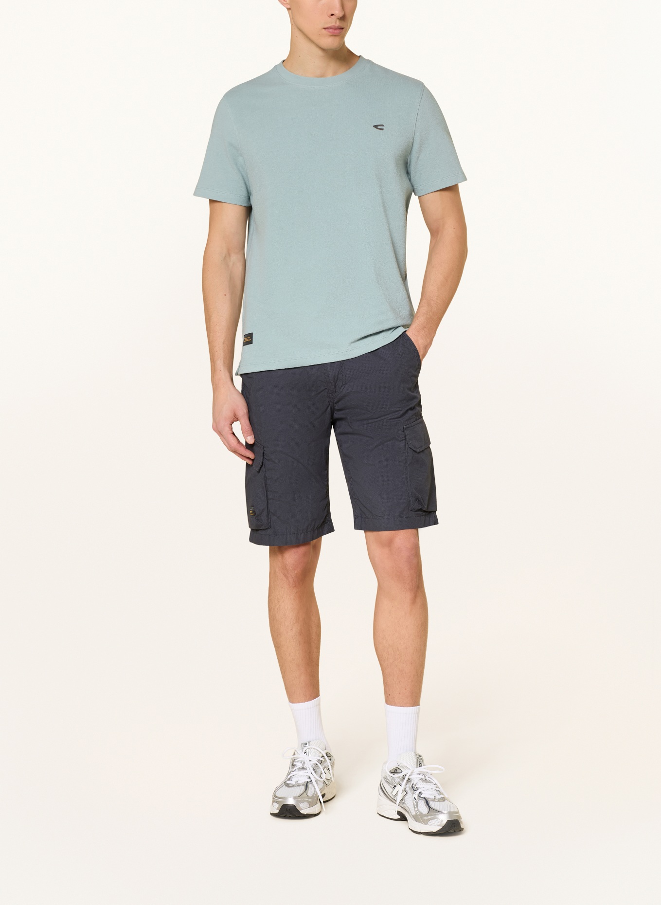 camel active T-Shirt aus Frottee: PETROL