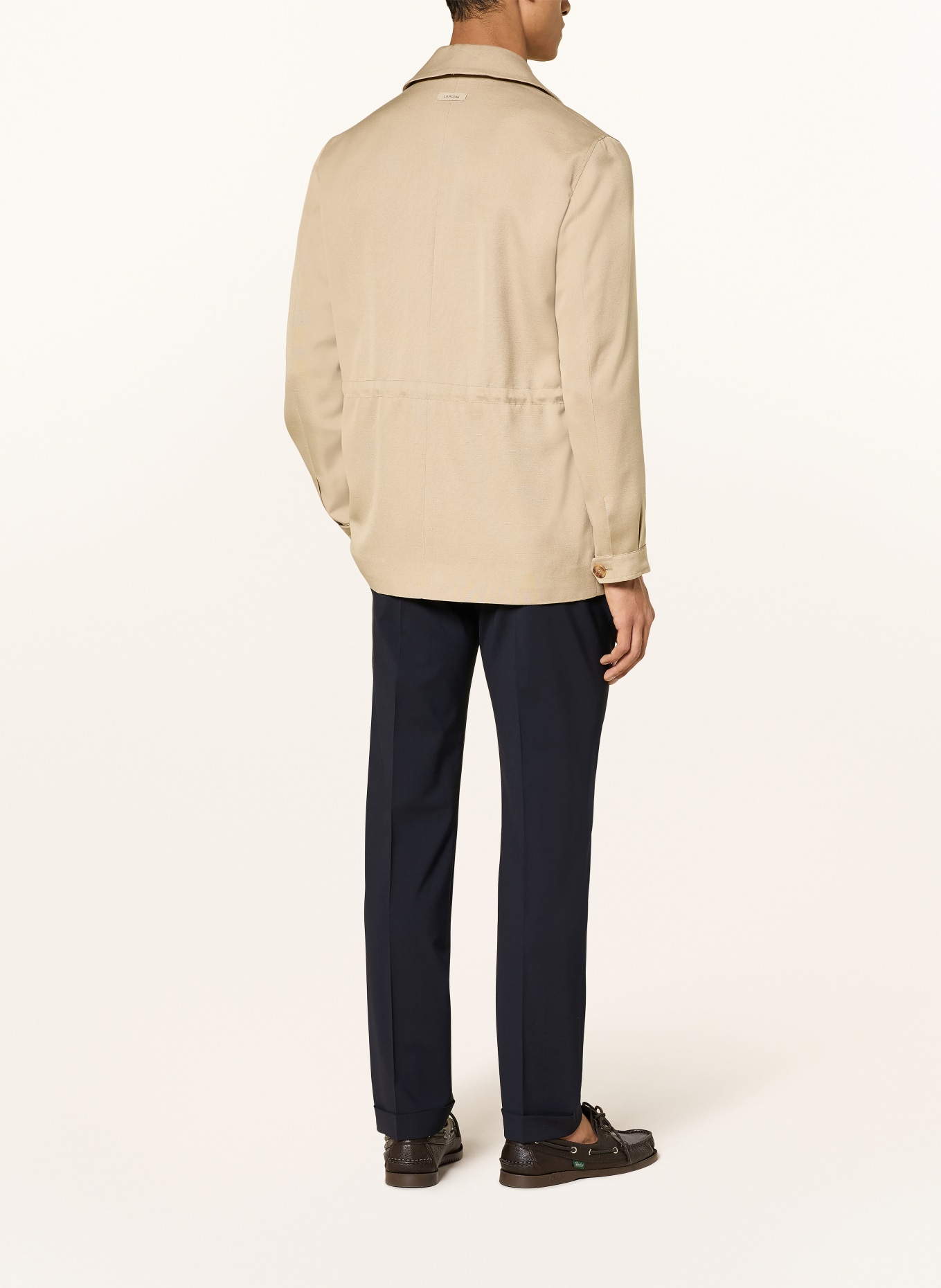 BERWICH Pantalon de costume coupe contemporaine: BLEU FONCÉ