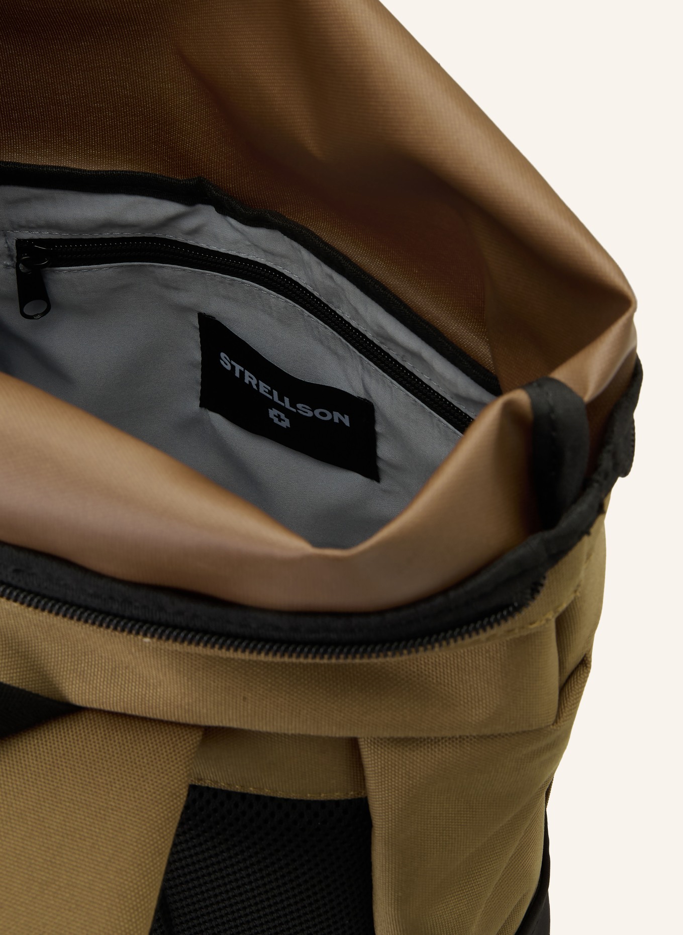 STRELLSON Sac à dos NEW HAM EDDIE avec compartiment pour ordinateur portable: MARRON