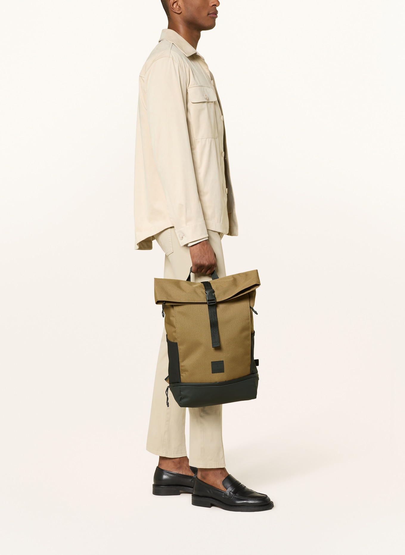 STRELLSON Sac à dos NEW HAM EDDIE avec compartiment pour ordinateur portable: MARRON