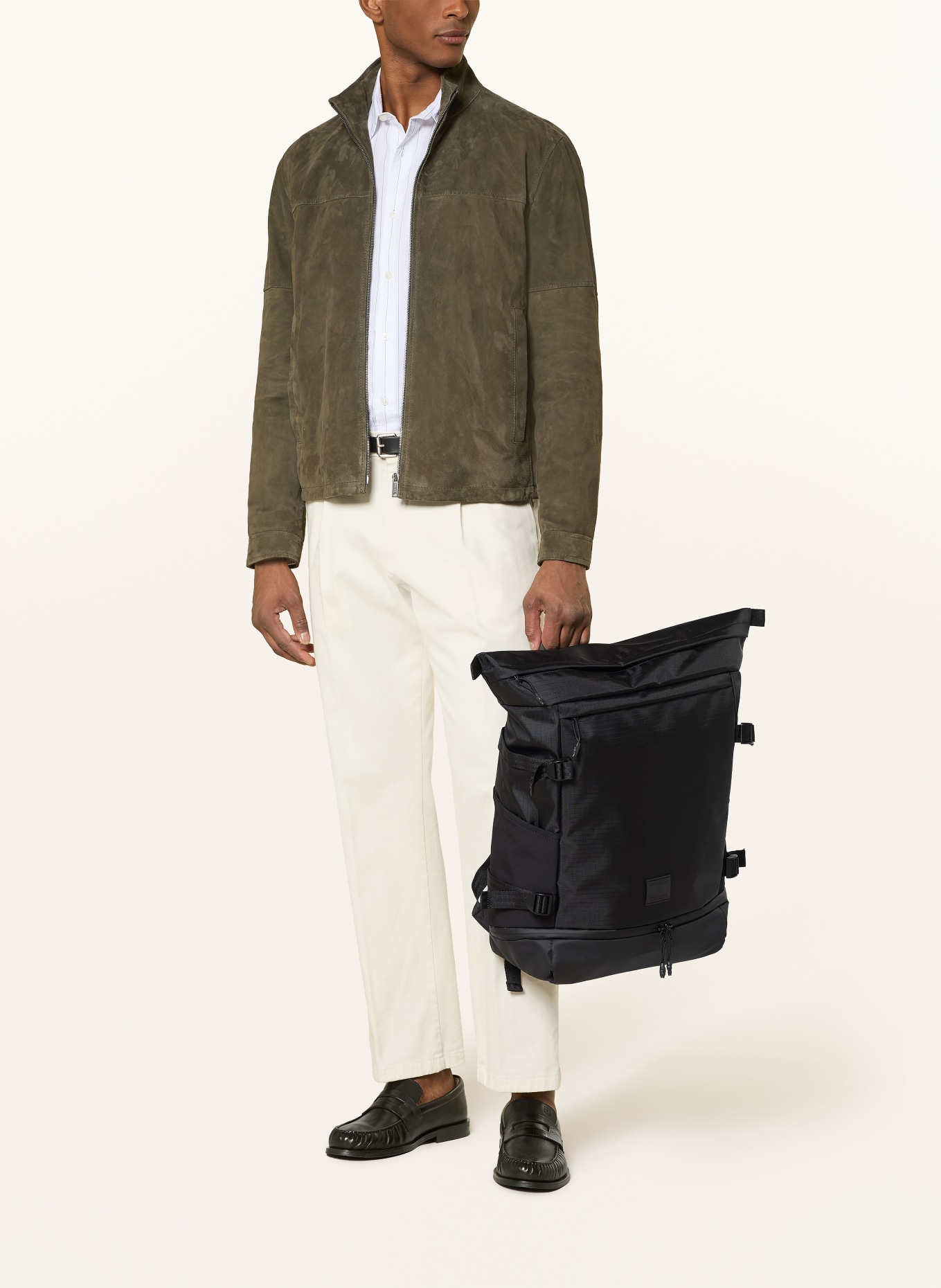 STRELLSON Batoh NEW HAM SEBASTIAN: ČERNÁ